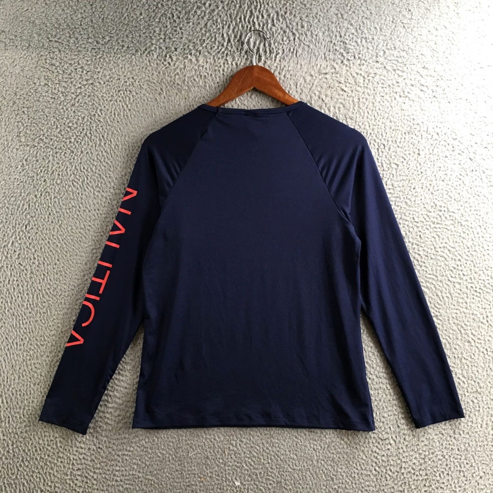 Nautica Nautica Rash Guard Swim Shirt Womens Medium Blue Crew Neck Pullover Long Sleeve Swimsuit Top Size M / US 6-8 / IT 42-44 - 7 Thumbnail