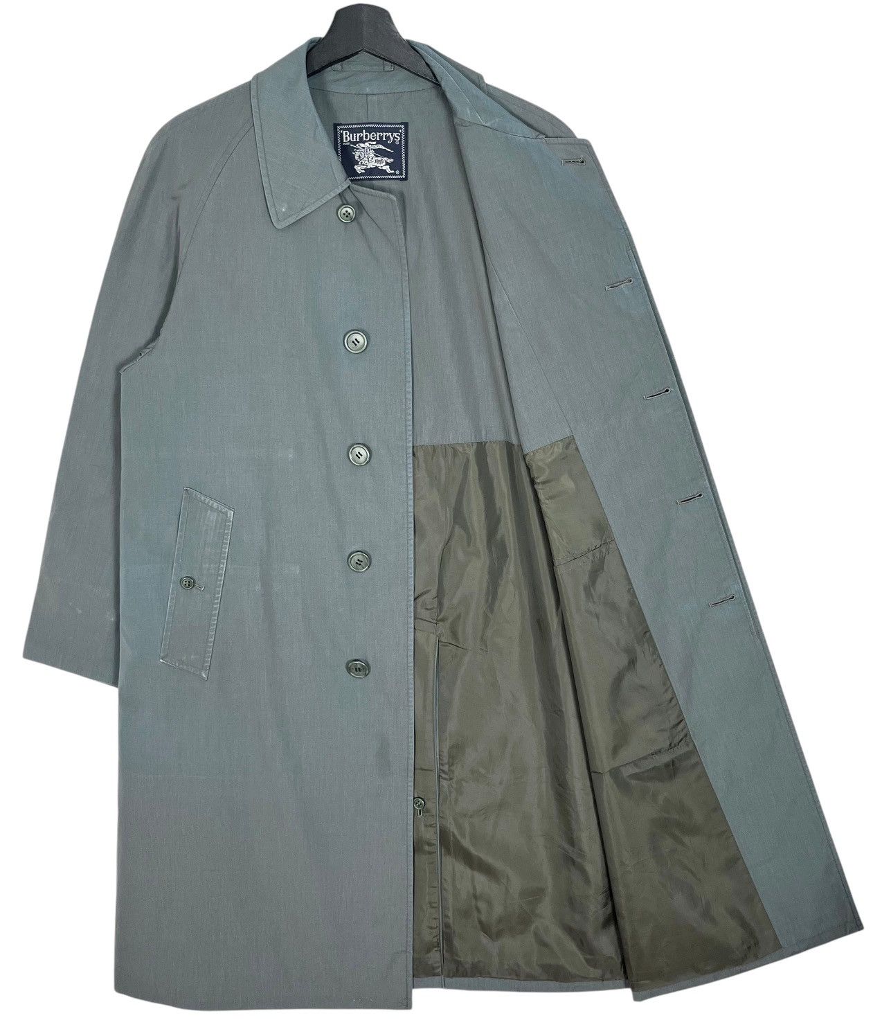Burberry × Vintage Vintage 90s Burberrys Nylon Trench Coat Size US M / EU 48-50 / 2 - 6 Thumbnail