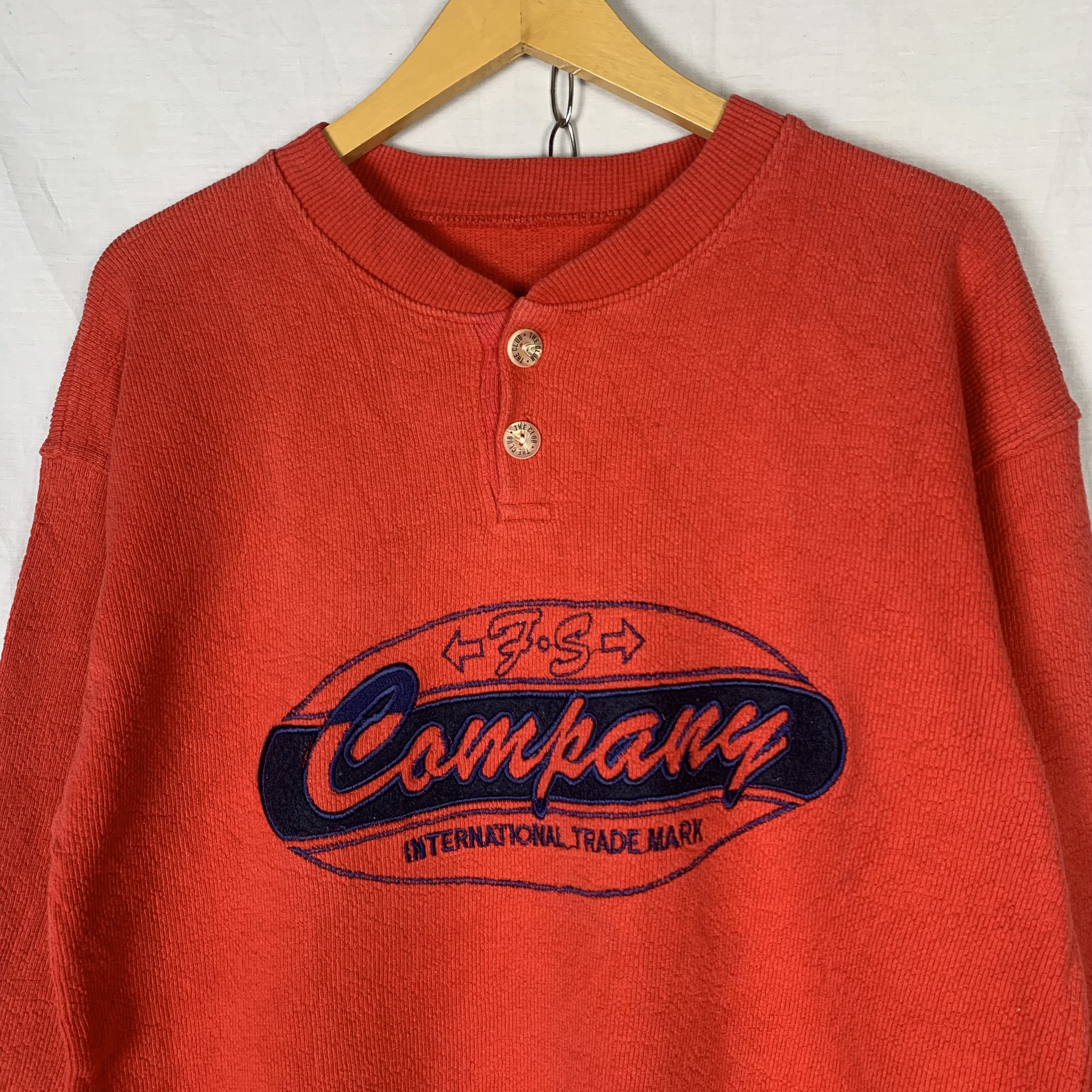 Vintage Vintage The Club F.S. Company Sweatshirt Crewneck Size US M / EU 48-50 / 2 - 2 Thumbnail