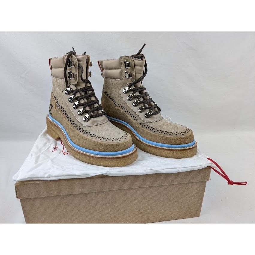 Christian Louboutin o1rshd1 Wassengrat Flat Boots in Atlas/Calce Size US 8 / EU 41 - 14 Thumbnail