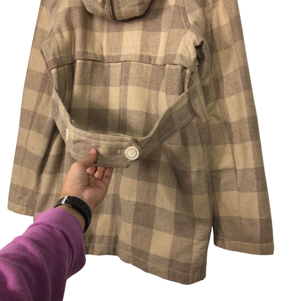 Diesel 📌Vintage Biker Jacket Diesel Tartan Design Fur Hoodie Size US M / EU 48-50 / 2 - 13 Thumbnail
