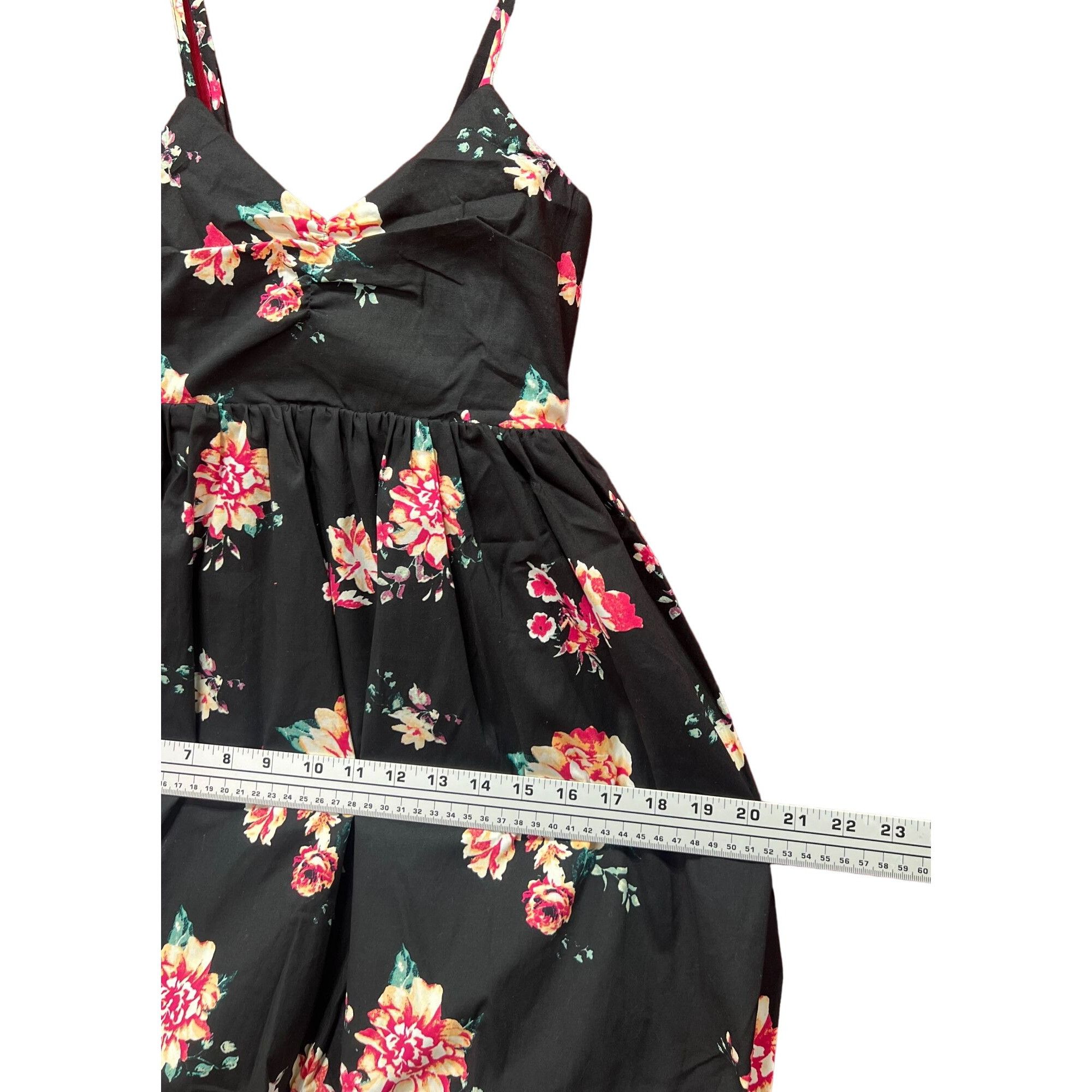 rue21 Rue 21 - Women's Floral Mini Dress - Black - Extra Small Size XS / US 0-2 / IT 36-38 - 6 Thumbnail