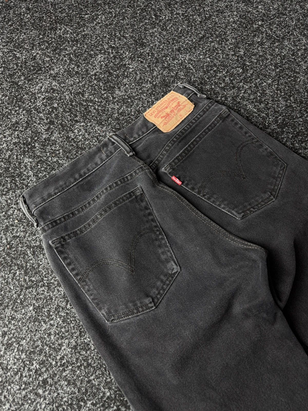 Levi's Vintage 00s Y2K Rework Levi’s 517 Black Jeans Denim pants Size US 29 - 9 Thumbnail