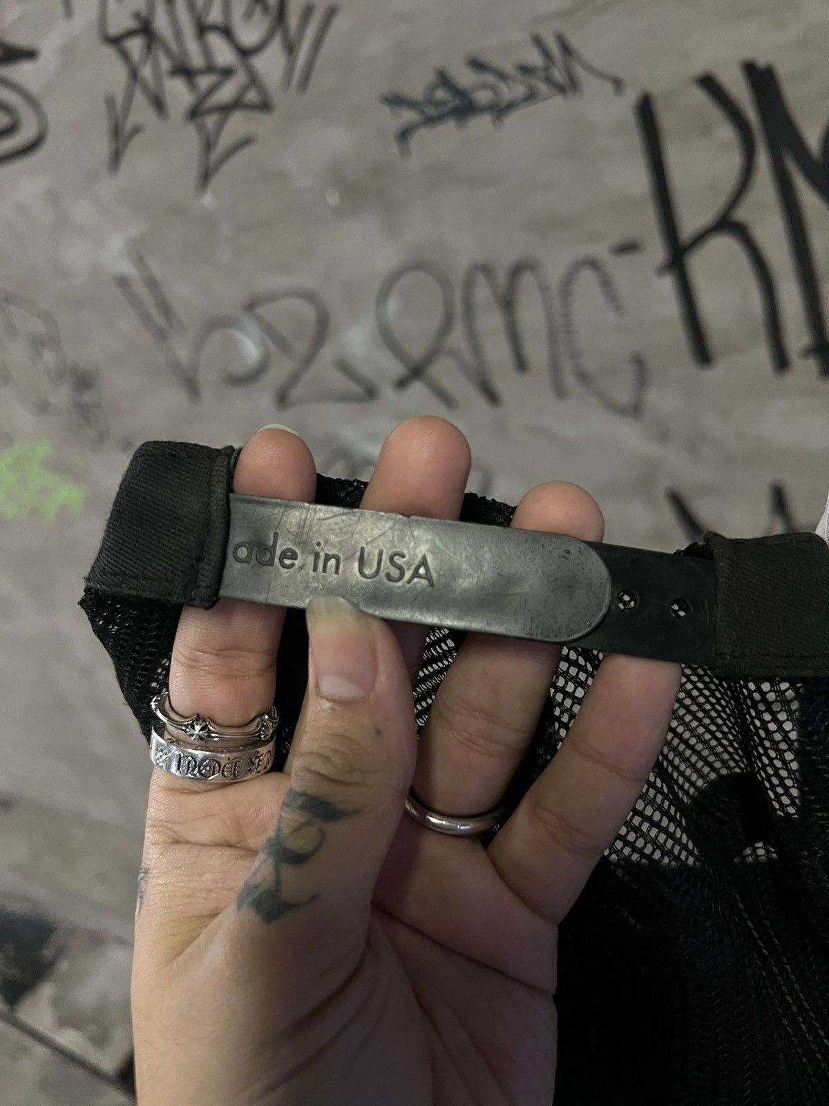 Chrome Hearts Chrome Hearts FUCK Hollywood Trucker Hat Size ONE SIZE - 10 Thumbnail