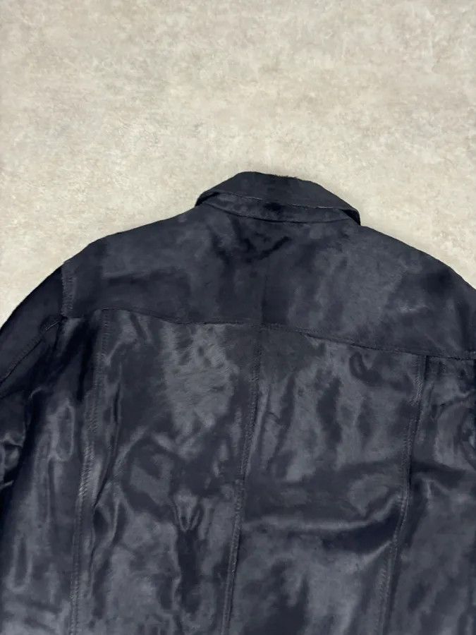 Brioni Brioni Dark Black Pony Hair Leather Jacket Size US L / EU 52-54 / 3 - 6 Thumbnail