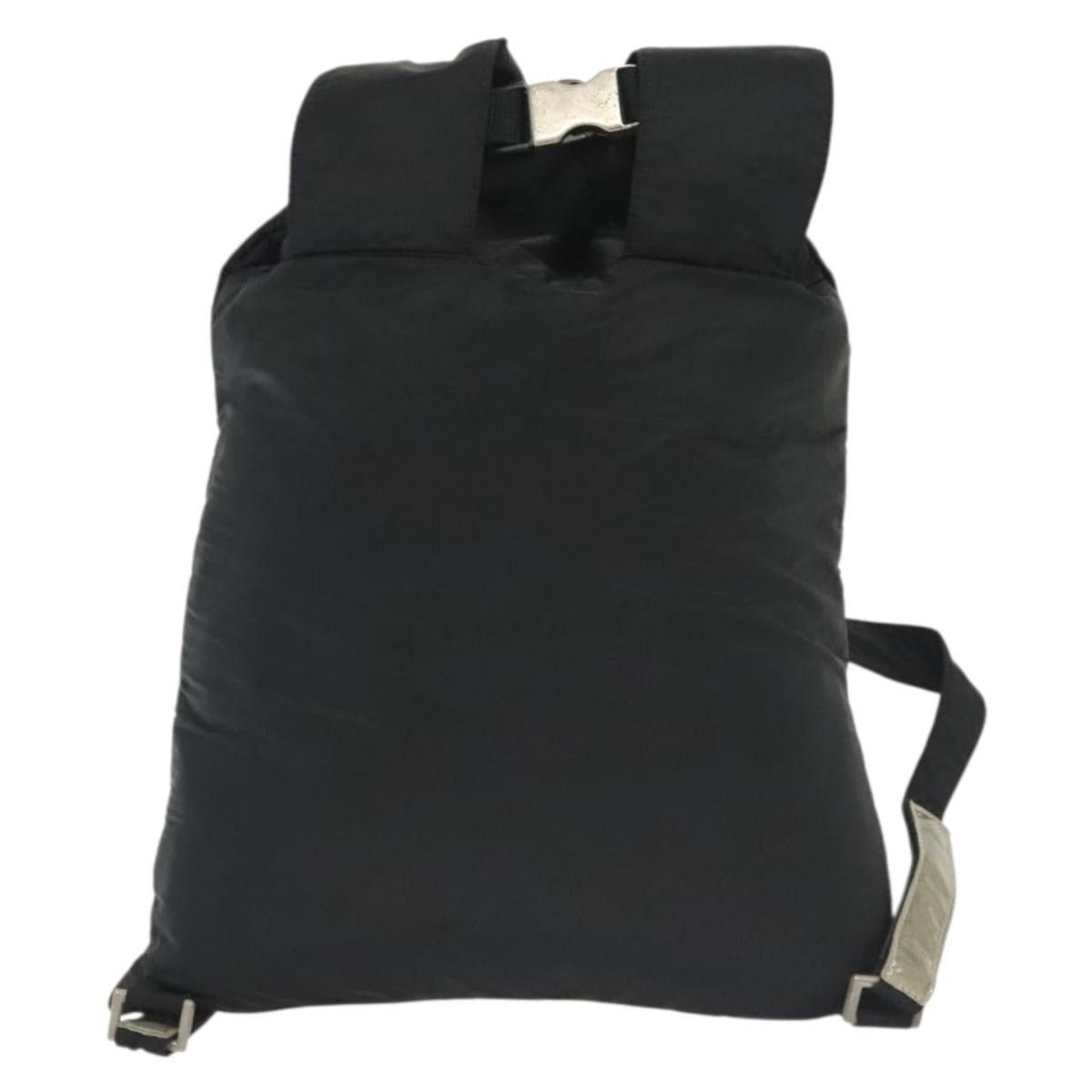 Prada PRADA Sports Backpack Nylon Black Silver Size ONE SIZE - 3 Thumbnail