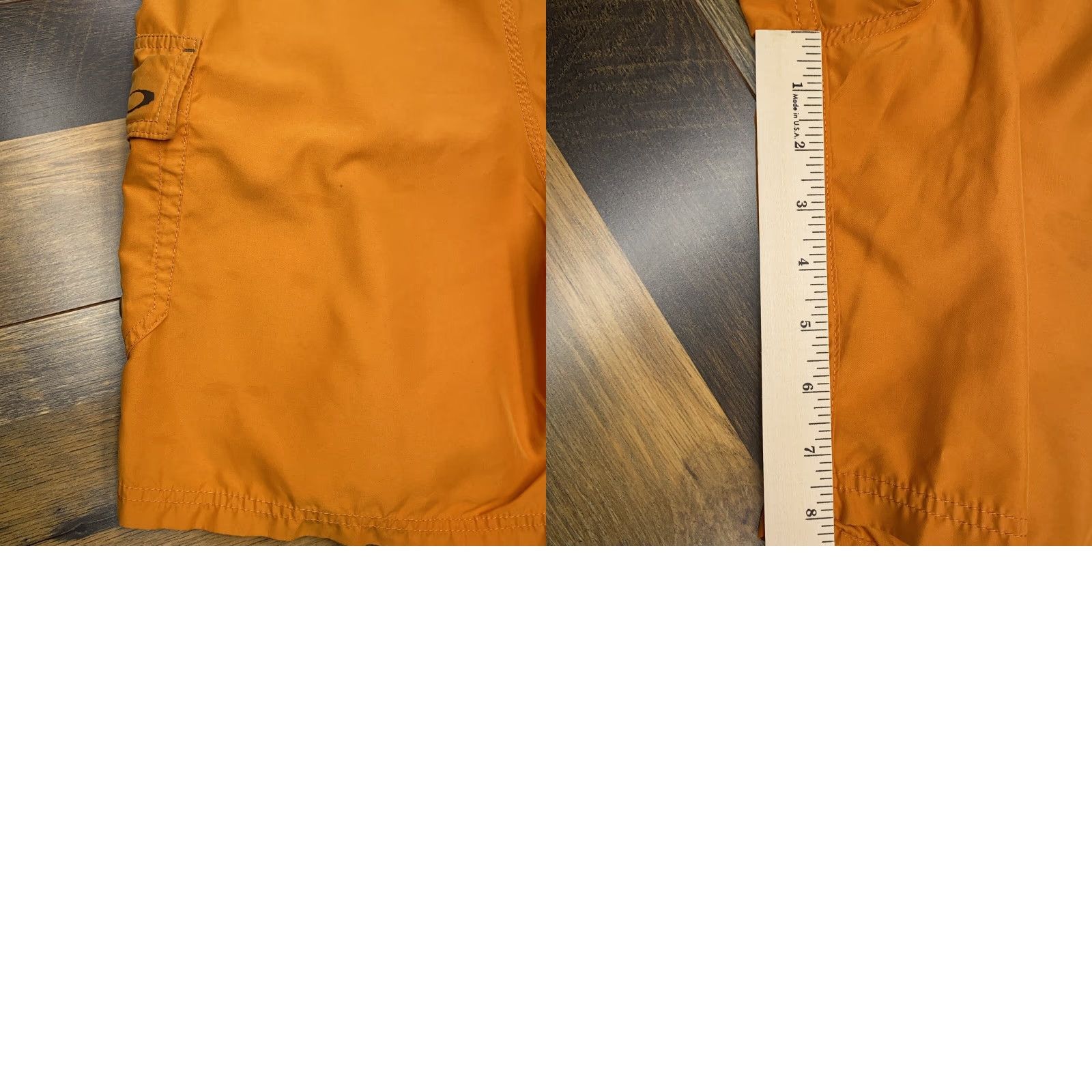 Oakley Oakley Cargo Swim Trunks Adult 30 Orange Mens Bottoms Trunks Beach Pockets 100% Polyester Regular Men Size US 30 / EU 46 - 8 Thumbnail