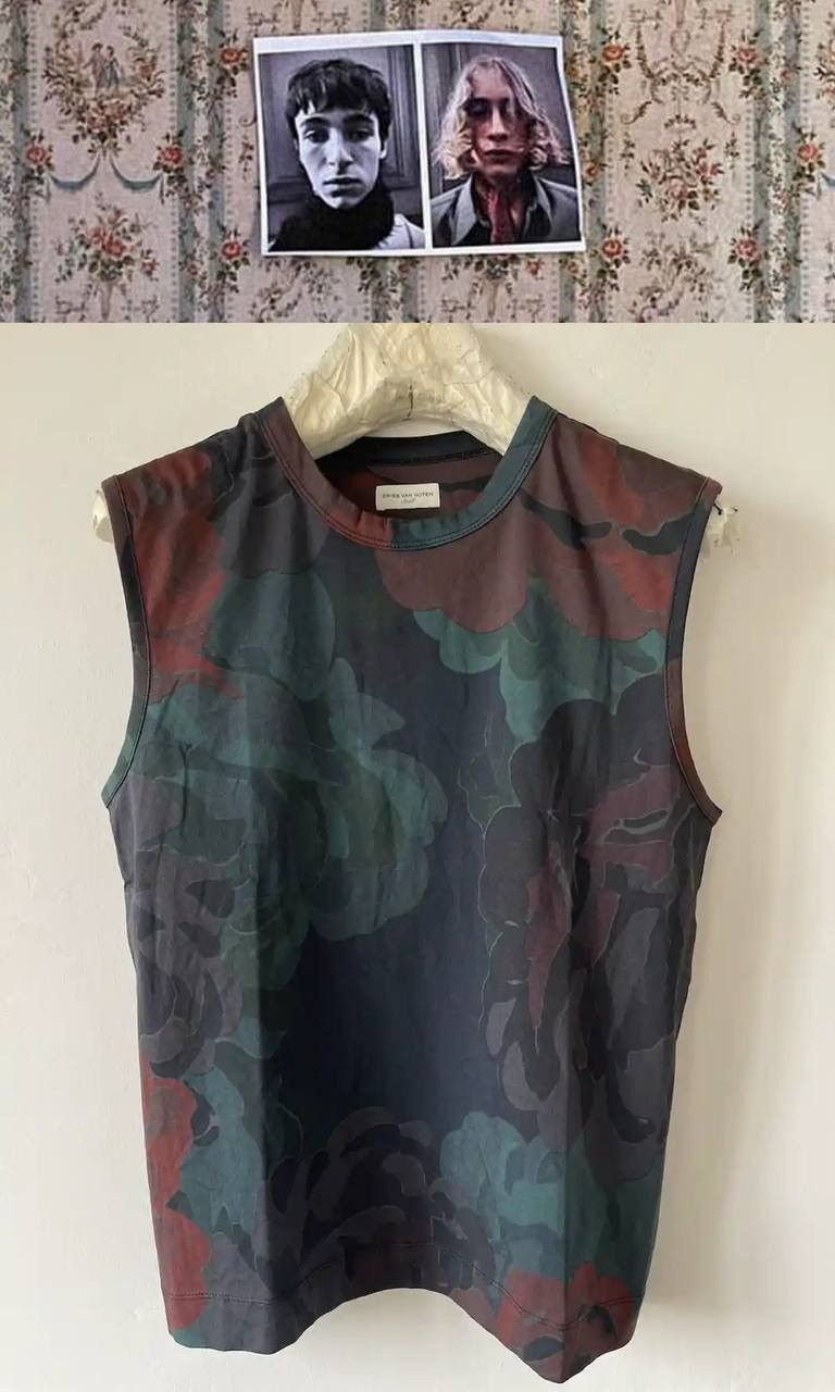 Dries Van Noten Floral Print Cotton Sleeveless Top Size S / US 4 / IT 40 - 1 Thumbnail