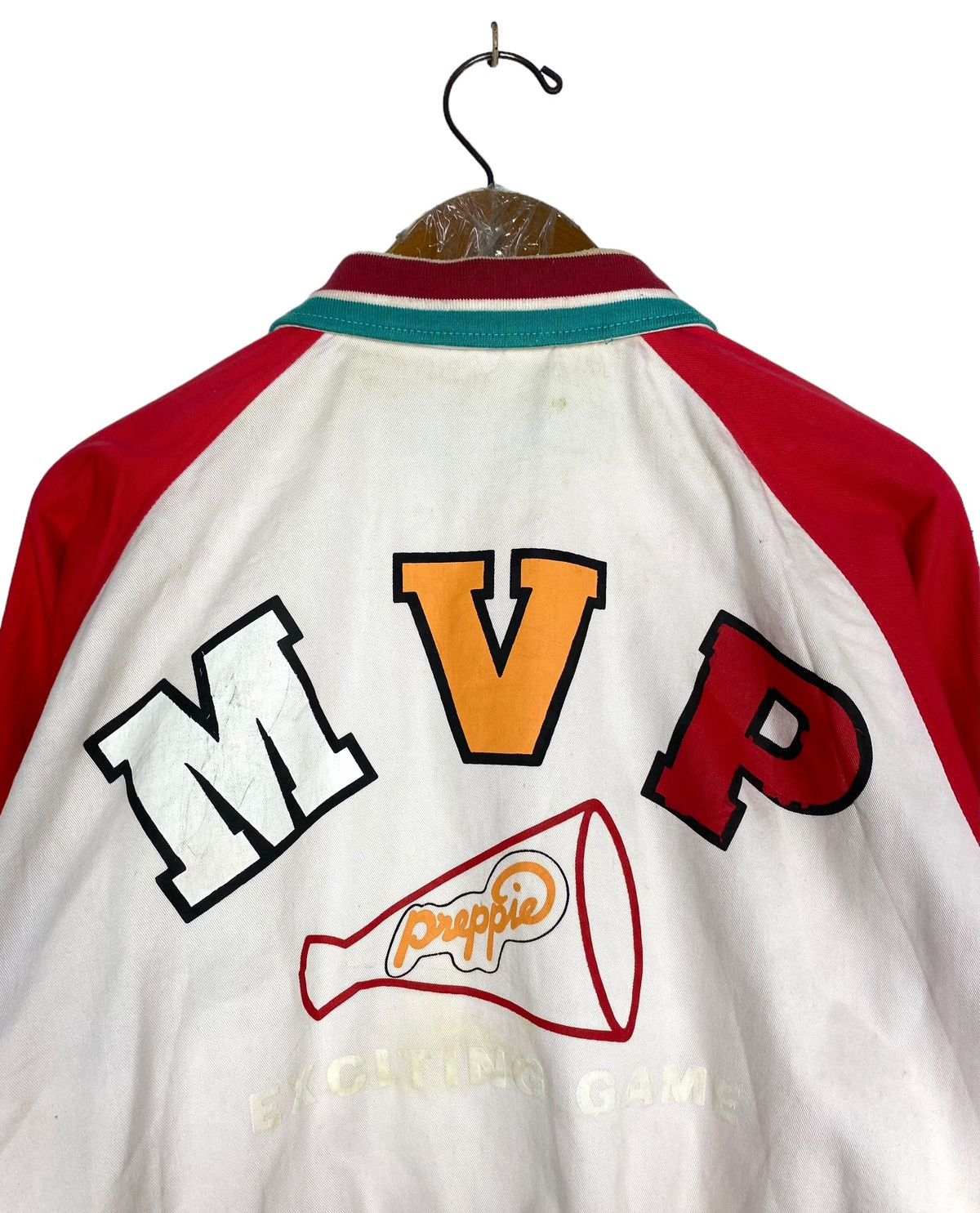 Japanese Brand Rare‼️ Vintage Blooming Town MVP Big Logo Varsity Jacket Size US M / EU 48-50 / 2 - 2 Thumbnail