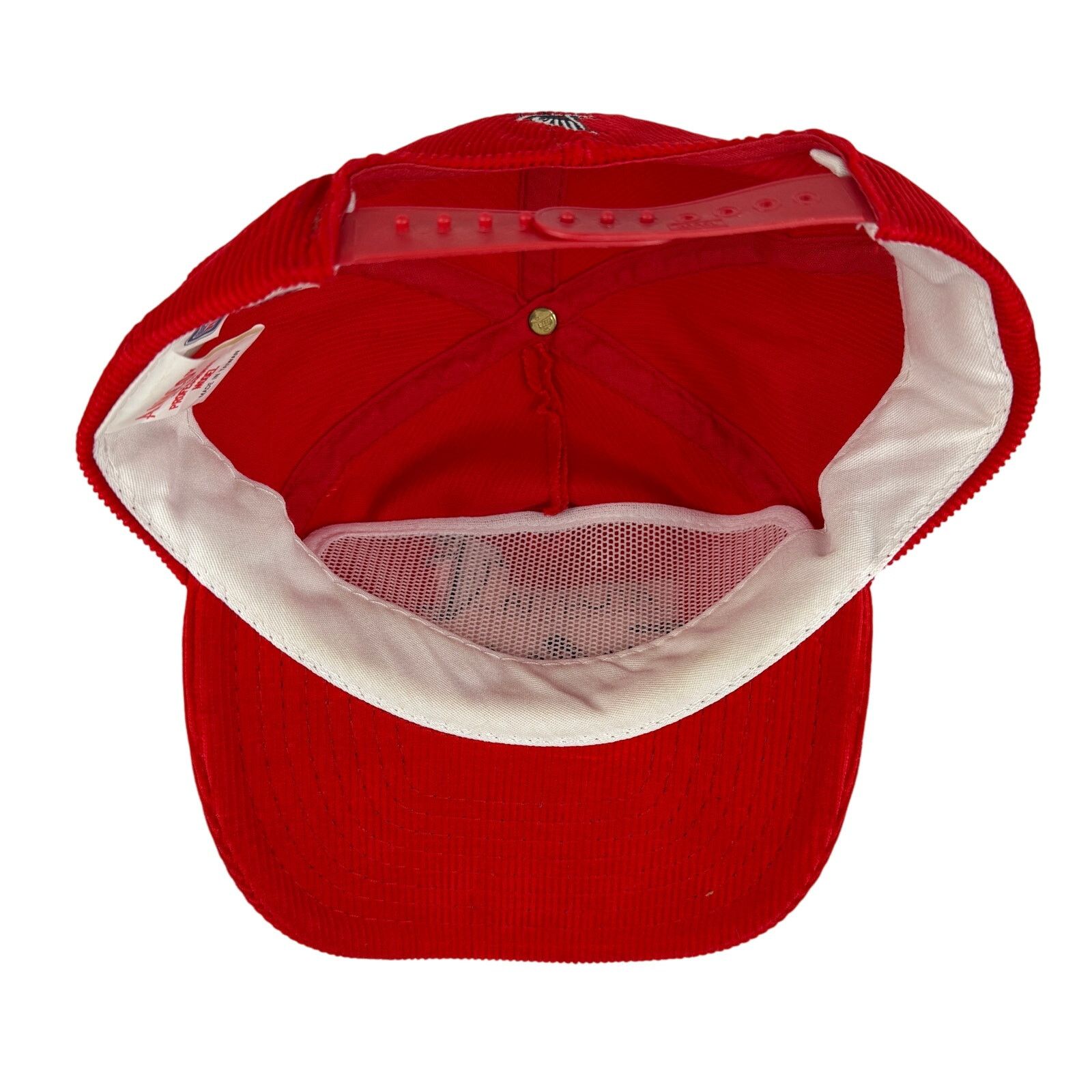 Other Vintage Atlanta Falcons Red Corduroy Snapback Hat Annco NFL Size ONE SIZE - 7 Thumbnail