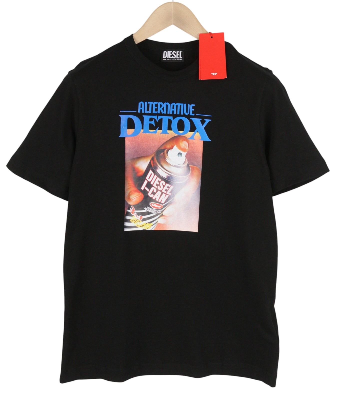 Diesel T-JUST-G4 XS Black Crew Neck Tricot T-Shirt 85113 Size US XS / EU 42 / 0 - 1 Thumbnail