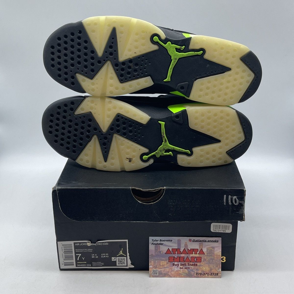 Jordan Brand Air Jordan 6 electric green Size US 7 / EU 40 - 7 Thumbnail