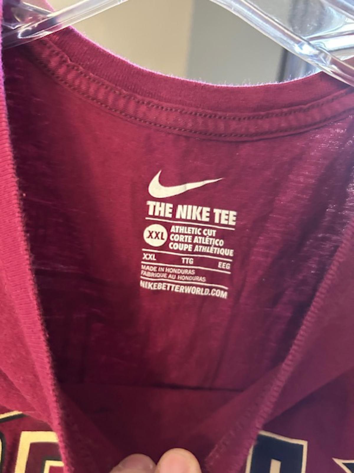 Nike Nike True Elite Seminoles Maroon T-Shirt XXL Size US XXL / EU 58 / 5 - 3 Thumbnail