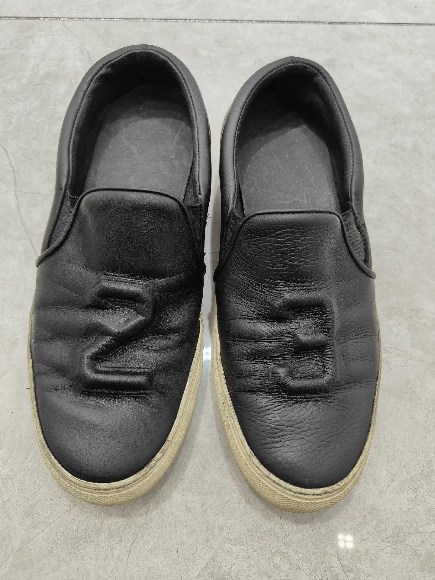 Sanders Sanders Men's Black Leather Shoes K29 Size US 9 / EU 42 - 1 Thumbnail