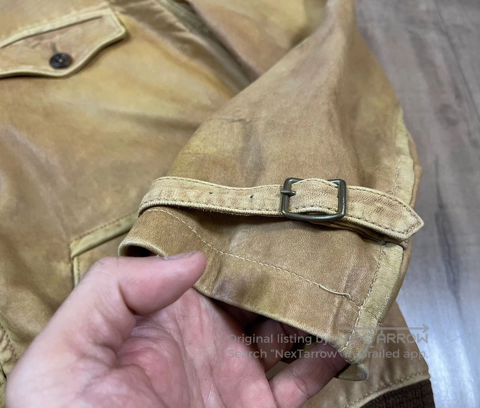 Ralph Lauren Blue Label Ralph Lauren A2 Flight Leather Jacket. Size US M / EU 48-50 / 2 - 6 Thumbnail