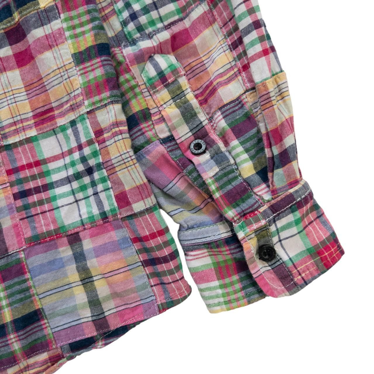 Stussy Vintage Stussy Patch Work Button Up Shirt Size M Size US M / EU 48-50 / 2 - 6 Thumbnail