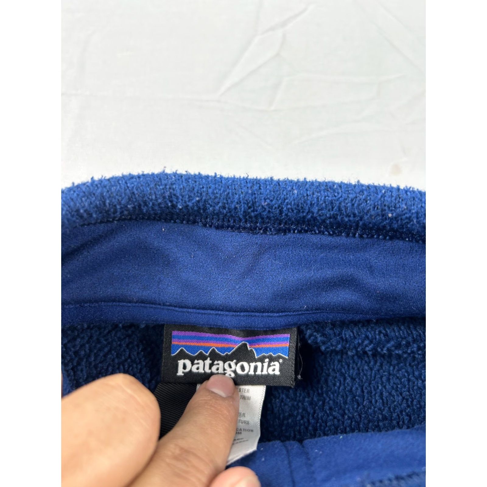 Patagonia Patagonia Mens Medium Blue Fleece Quarter Zip Pullover Jacket Windbreaker Outdoor Size US M / EU 48-50 / 2 - 3 Thumbnail