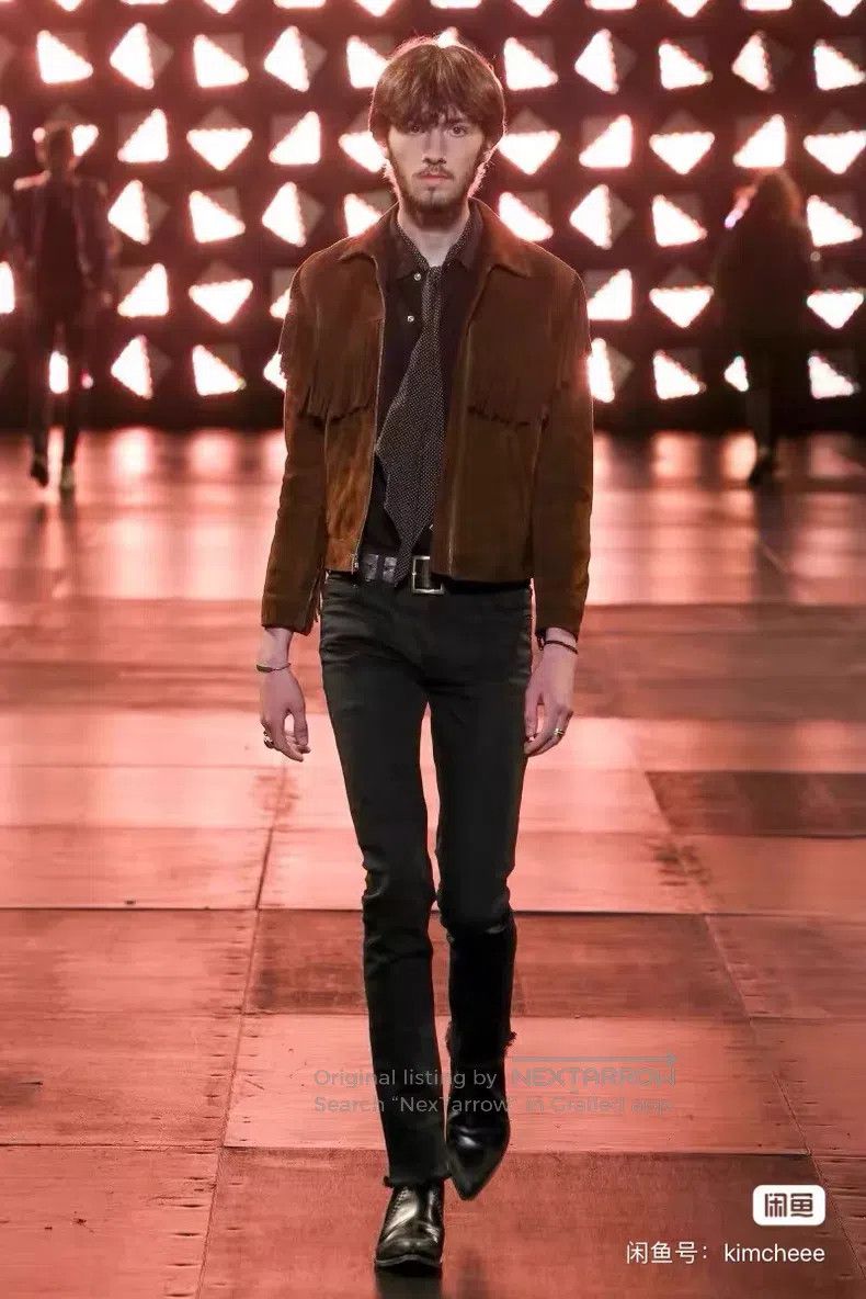 Saint Laurent Paris Saint Laurent Paris Square Buckle Belt i Size ONE SIZE - 1 Thumbnail