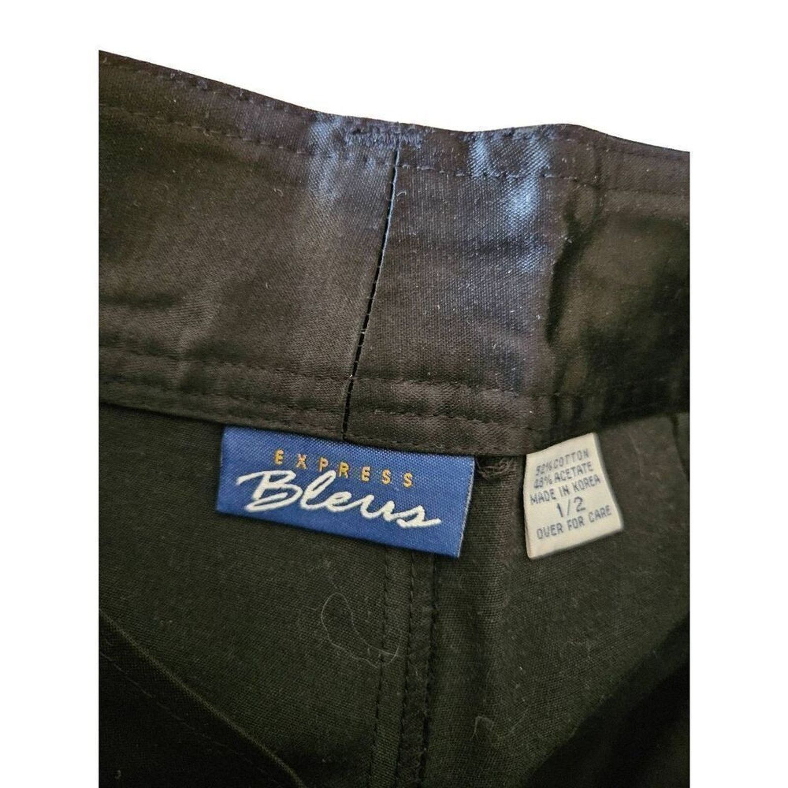Express Express Bleus 1 / 2 pants vintage Size 28" / US 6 / IT 42 - 3 Thumbnail