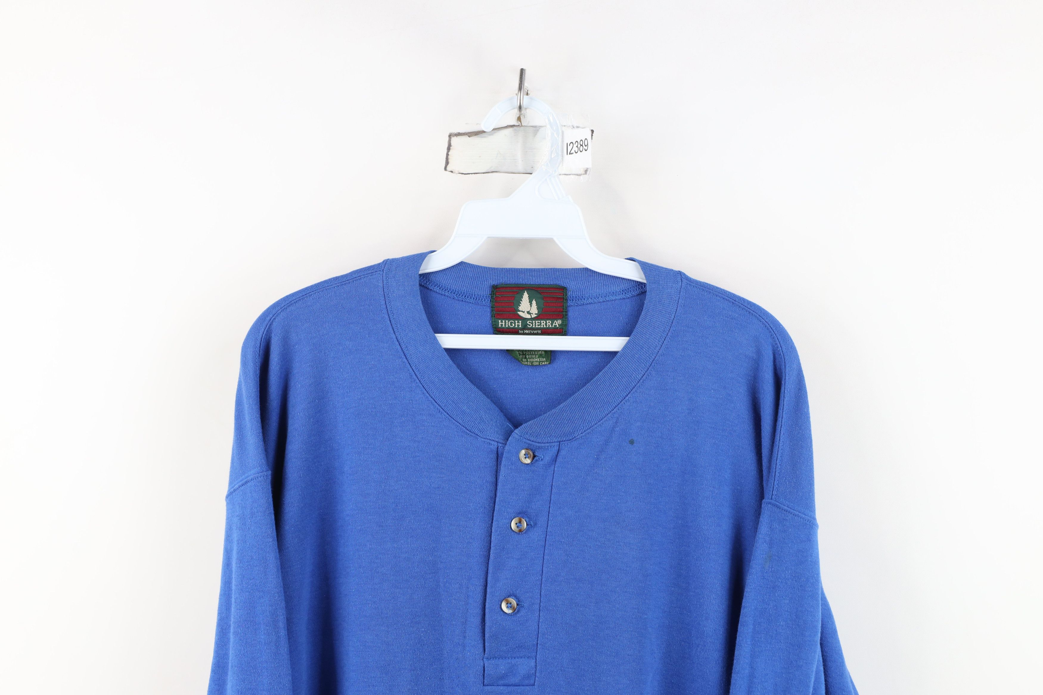 Vintage Vintage 90s Streetwear Soft Knit Long Sleeve Henley T-Shirt Size US XL / EU 56 / 4 - 2 Thumbnail