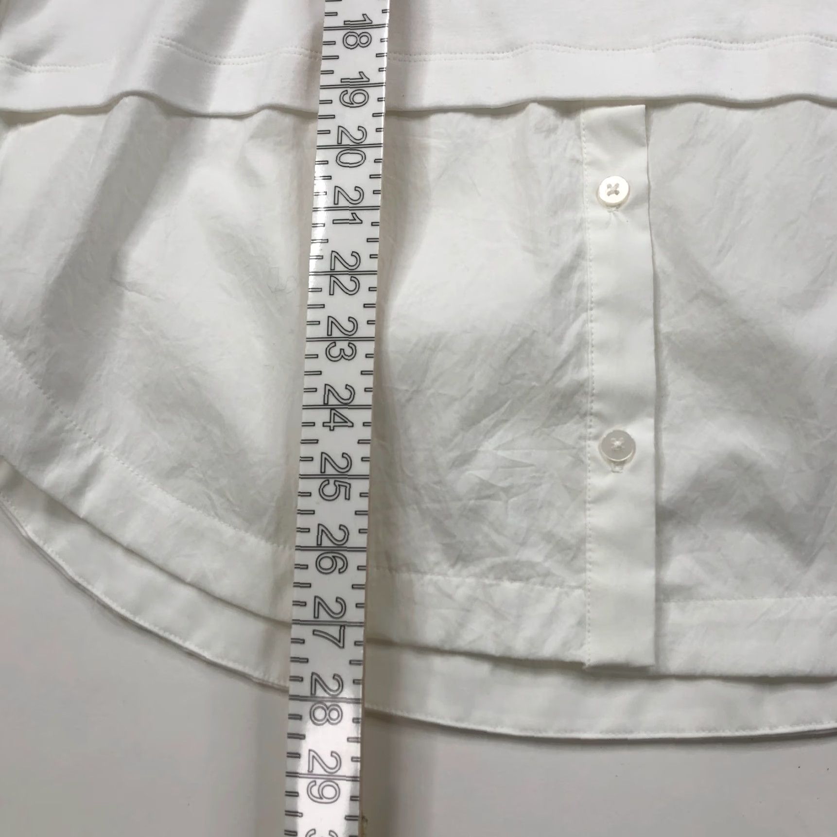 Athleta Athleta Gallery Medium Lightweight Pullover Button Top Blouse White M Women Shirt Size M / US 6-8 / IT 42-44 - 4 Thumbnail