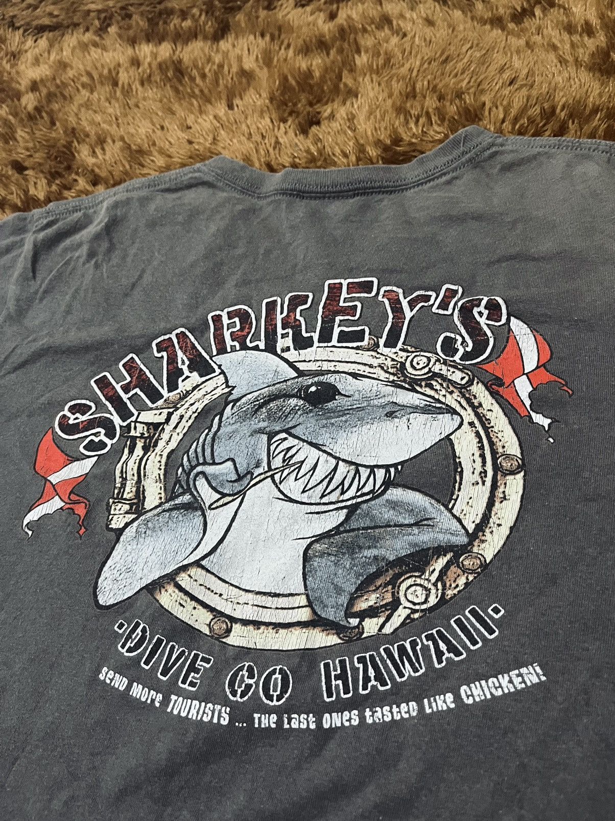 Anvil SHARKEY’S DIVE GO HAWAII TEE VINTAGE Size US M / EU 48-50 / 2 - 5 Thumbnail