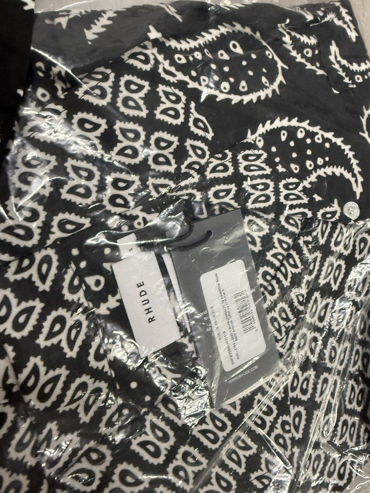 Rhude Rhude Bandana Black Button Up Shirt Size US XS / EU 42 / 0 - 5 Thumbnail
