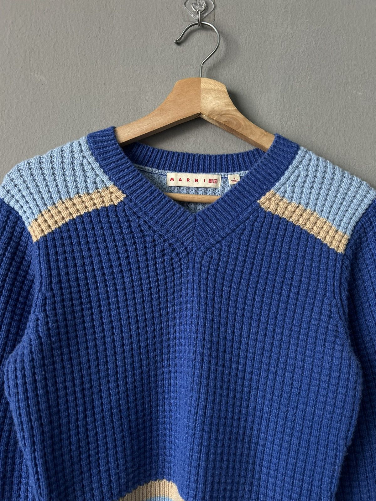 Marni × Uniqlo Marni x UT Blue Knit Size S / US 4 / IT 40 - 4 Thumbnail