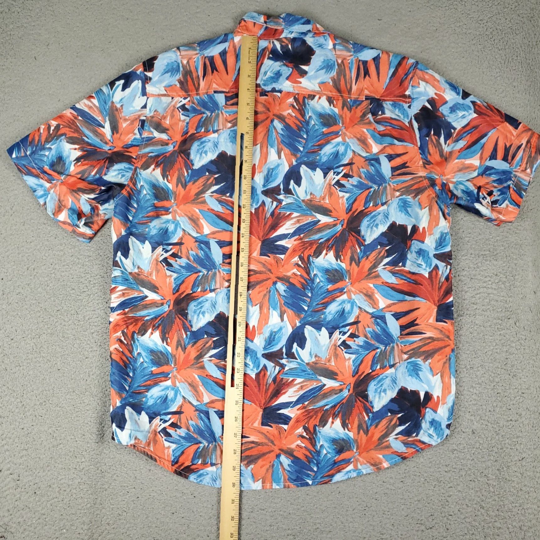 Tommy Bahama Tommy Bahama Shirt Mens Large Red Blue Floral Modal Hawaiian Button Up Size US L / EU 52-54 / 3 - 3 Thumbnail