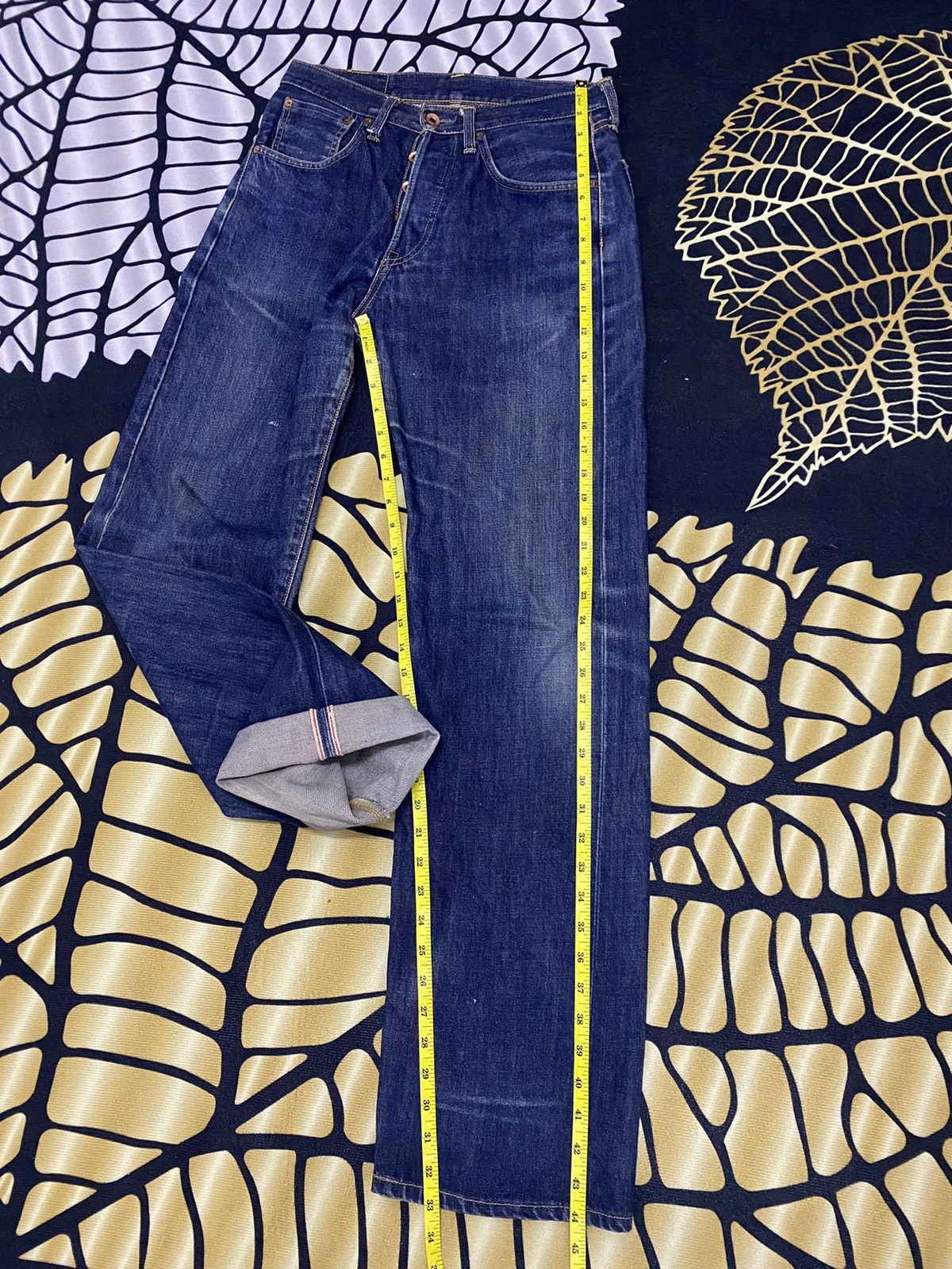 Edwin Edwin Selvedge Denim Jeans Distressed Size US 29 - 18 Thumbnail