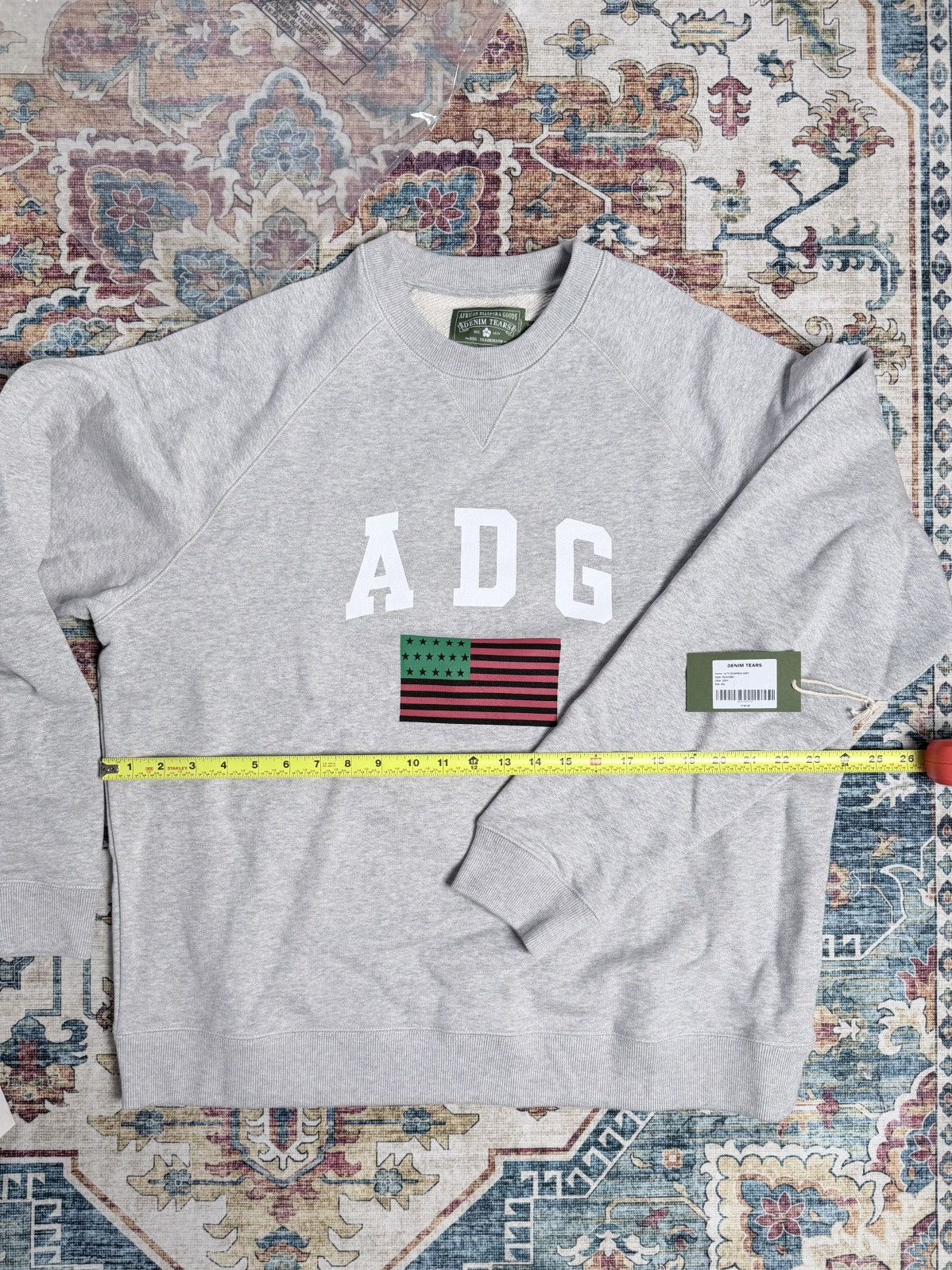 DENIM TEARS Denim Tears African Diaspora Goods Sweater Size US XXL / EU 58 / 5 - 2 Thumbnail