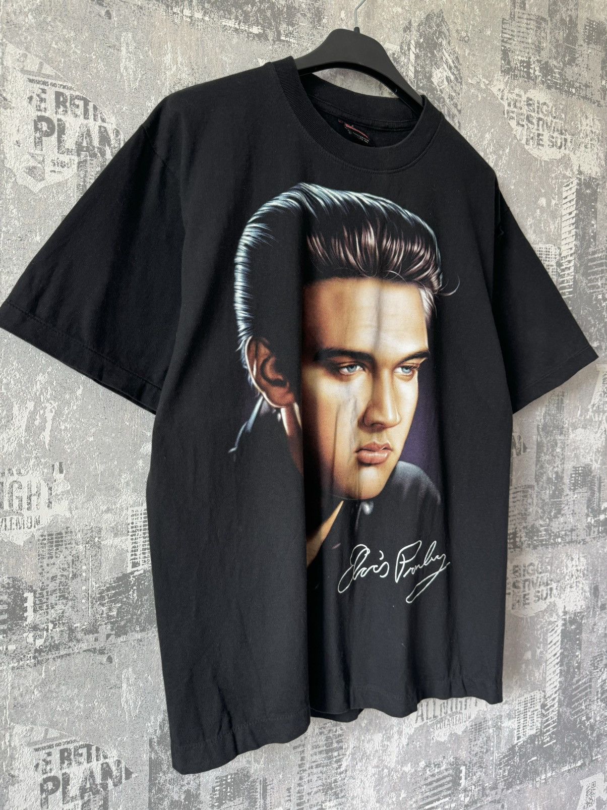 Band Tees Vintage Elvis Presley T-Shirt Size US L / EU 52-54 / 3 - 2 Thumbnail