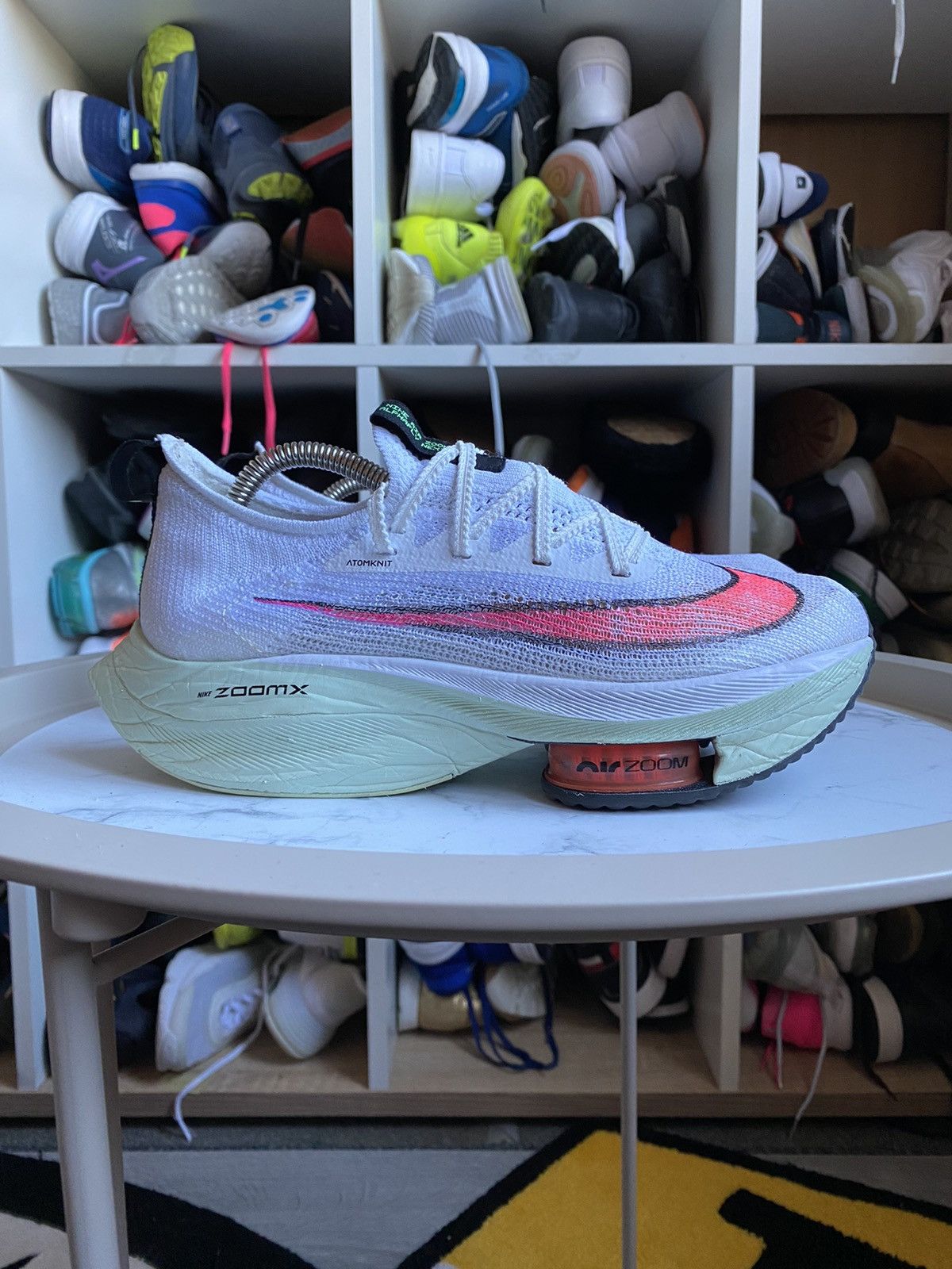 Nike Womans Nike Air Zoom Alphafly Next% Low Top Running Sneakers Size US 7.5 / IT 37.5 - 1 Thumbnail