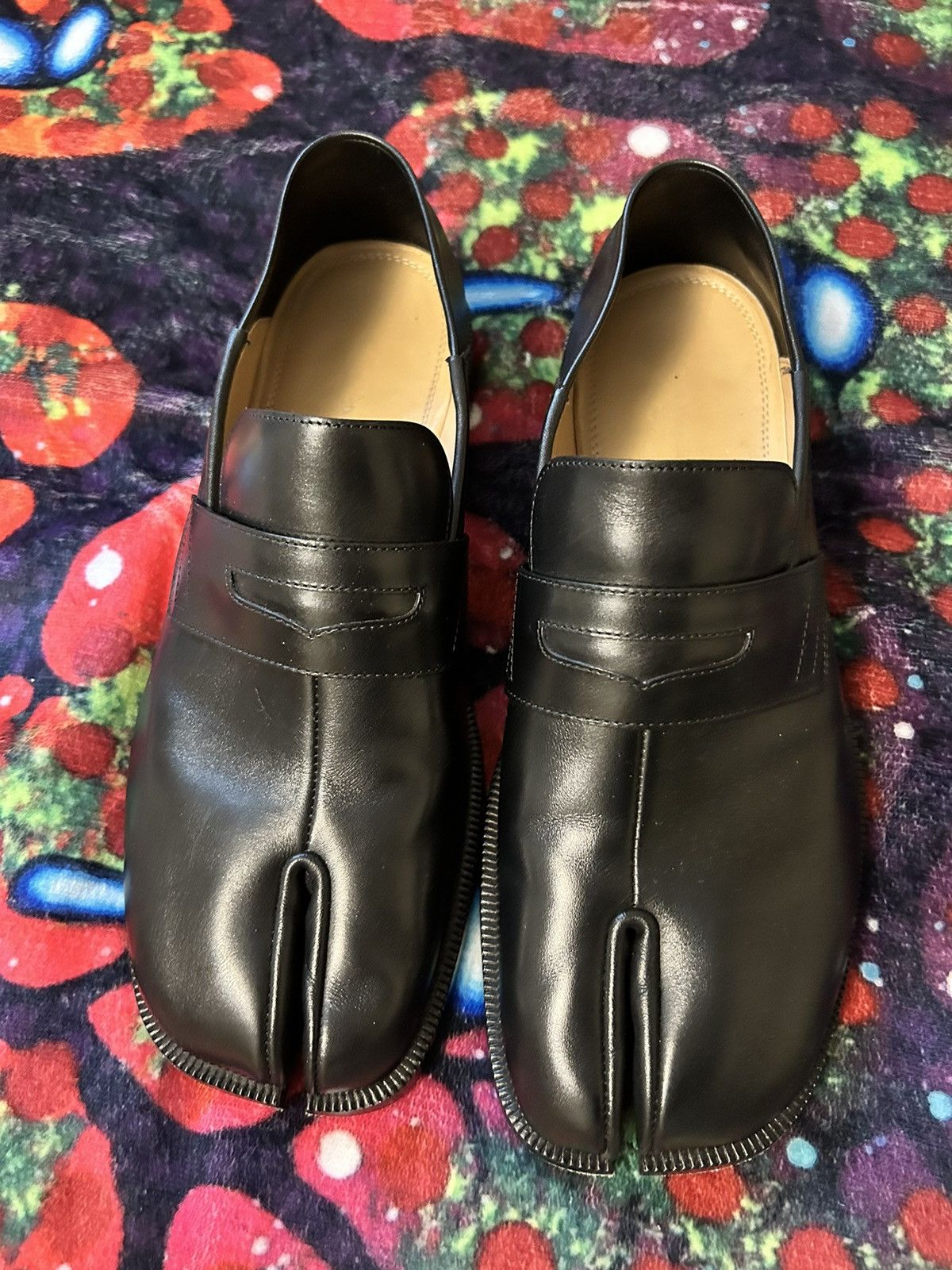 image of Maison Margiela Tabi Loafer in Black, Men's (Size 9)