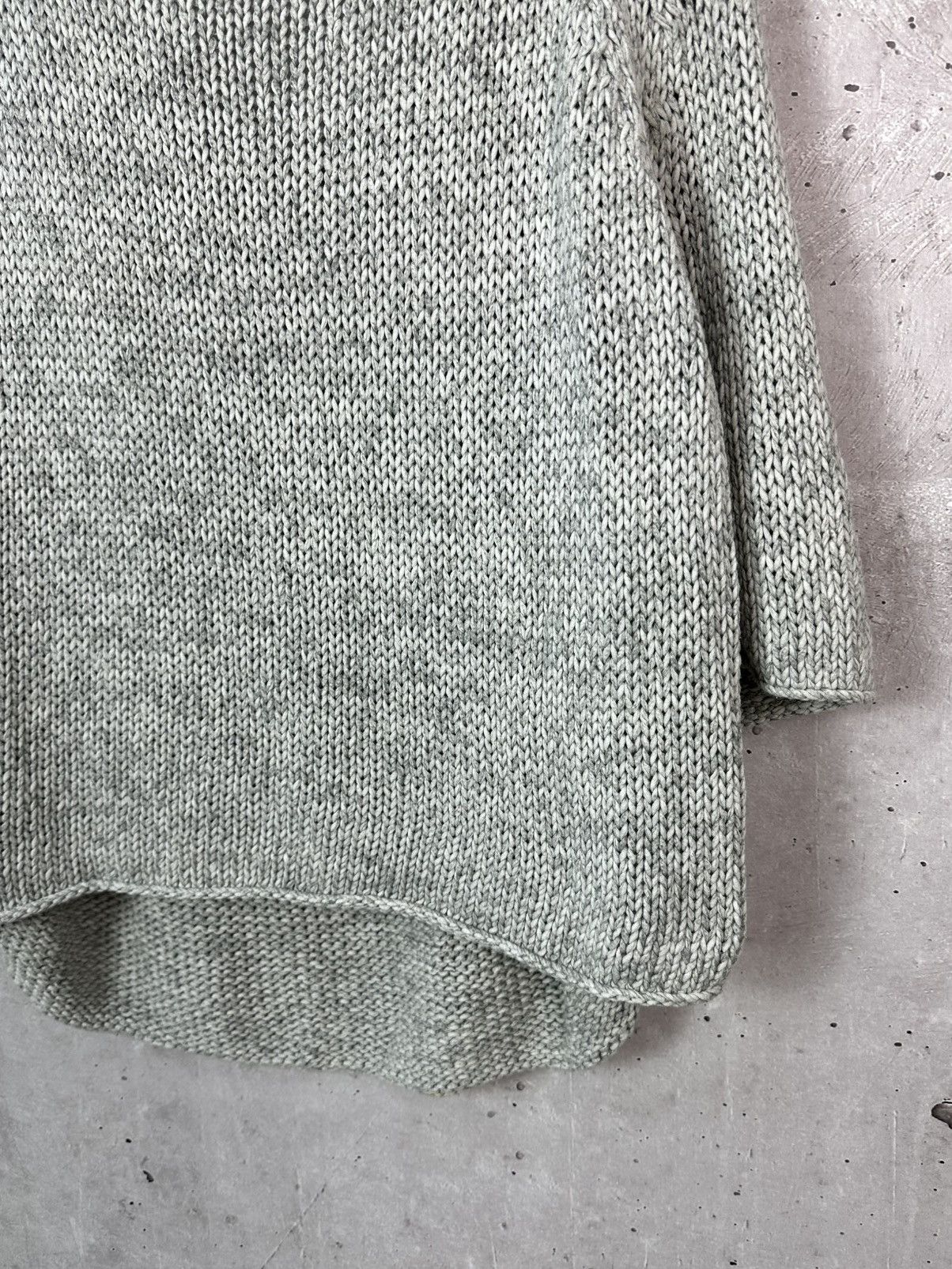 Annette Gortz Annette Gortz Large Knit Grey 3/4 Sleeves Relaxed Sweater Size XL / US 12-14 / IT 48-50 - 11 Thumbnail