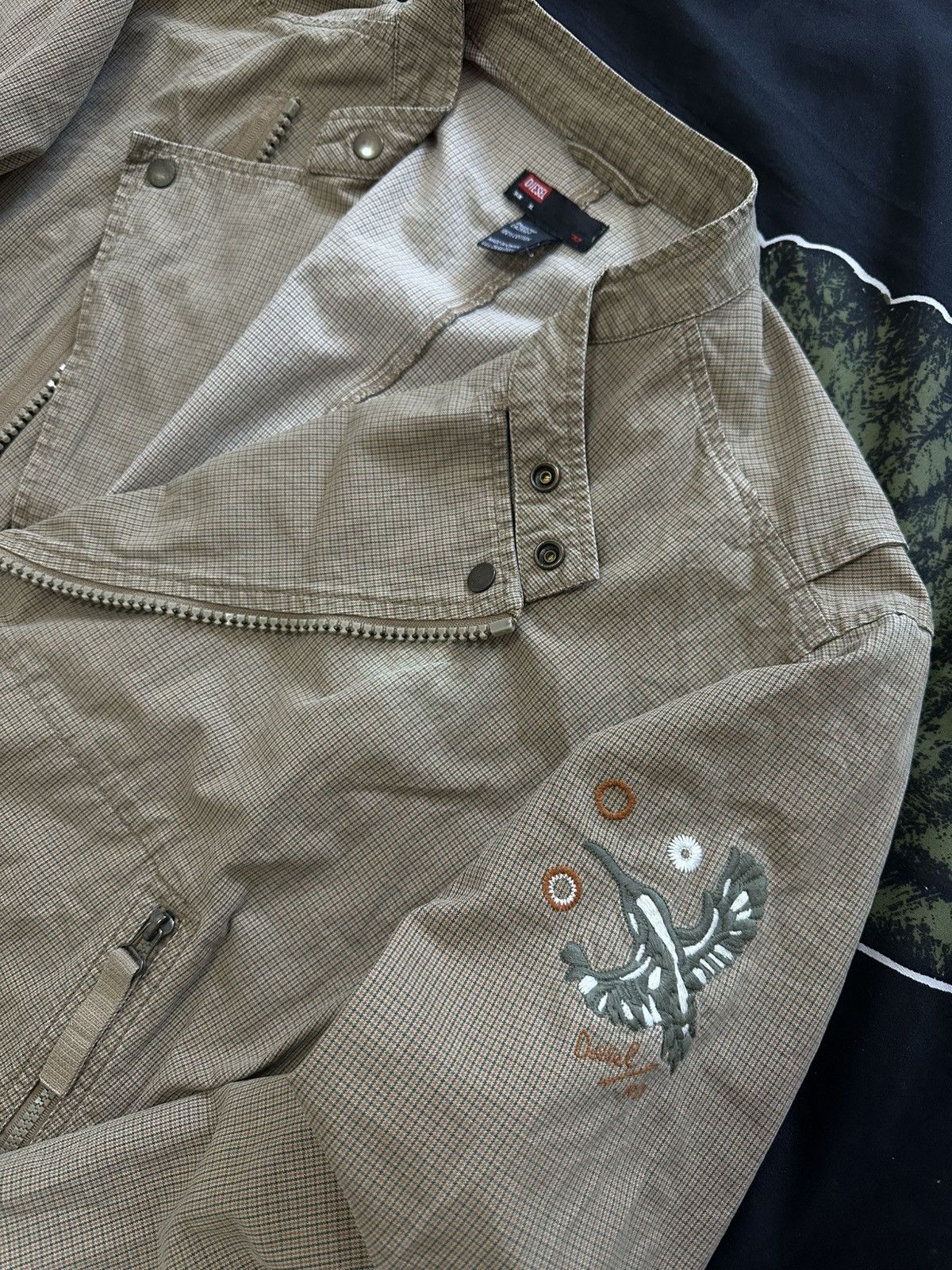 Diesel × Japanese Brand × Vintage Vintage Diesel Hummingbird Jacket 2000’s 00’s retro funky Size US XL / EU 56 / 4 - 2 Thumbnail