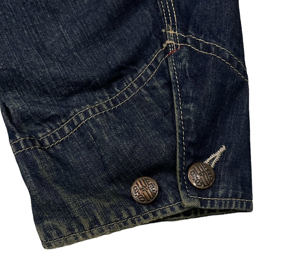 Blue Blue Japan Vintage Blue Blue Japan Arigato Denim Chore Jacket Size US S / EU 44-46 / 1 - 15 Thumbnail