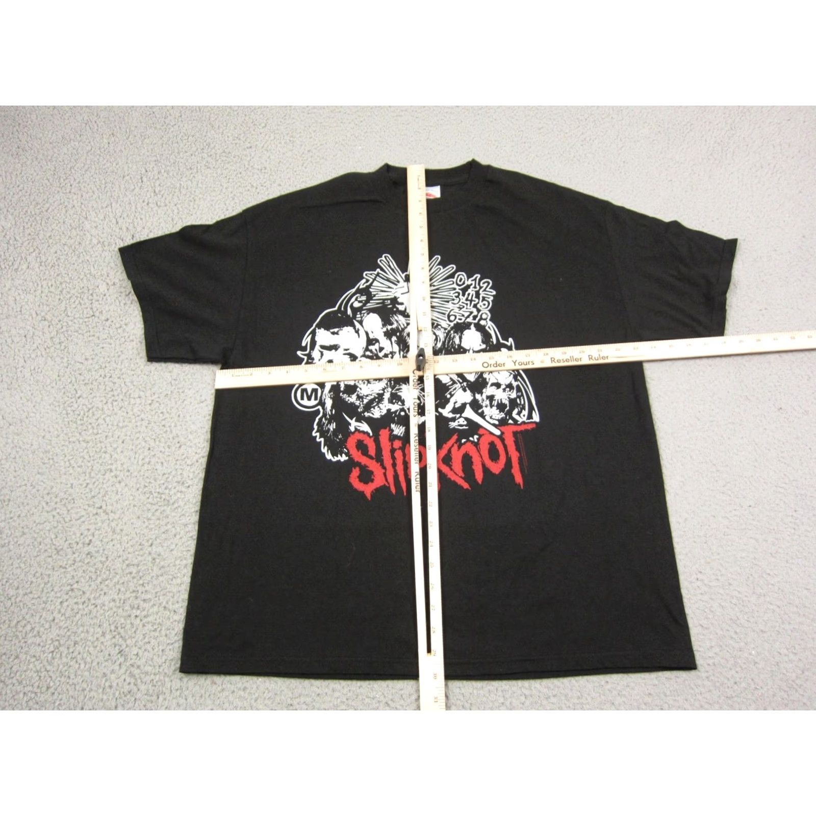 Vintage Nike Shirt XL Black Heavy Metal Band T Mens 90s Slipknot Logo Vintage? Size US XL / EU 56 / 4 - 6 Thumbnail