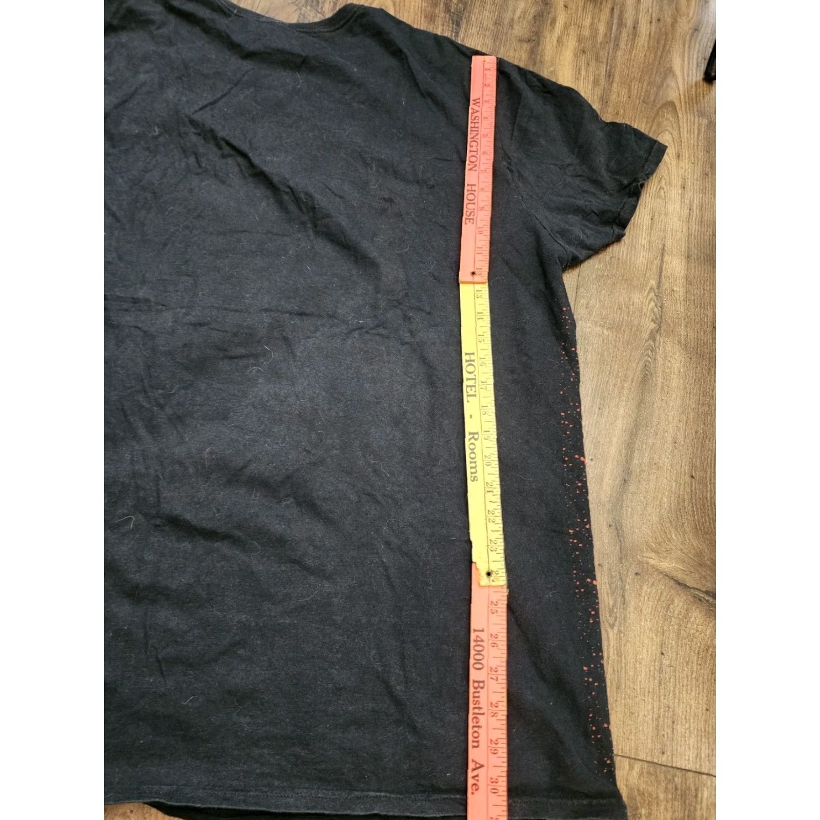 Vintage VINTAGE Jurassic Park Men's T-Shirt 3XL Black Distressed Short Sleeve Crew Neck Cotton Size US XXL / EU 58 / 5 - 2 Thumbnail