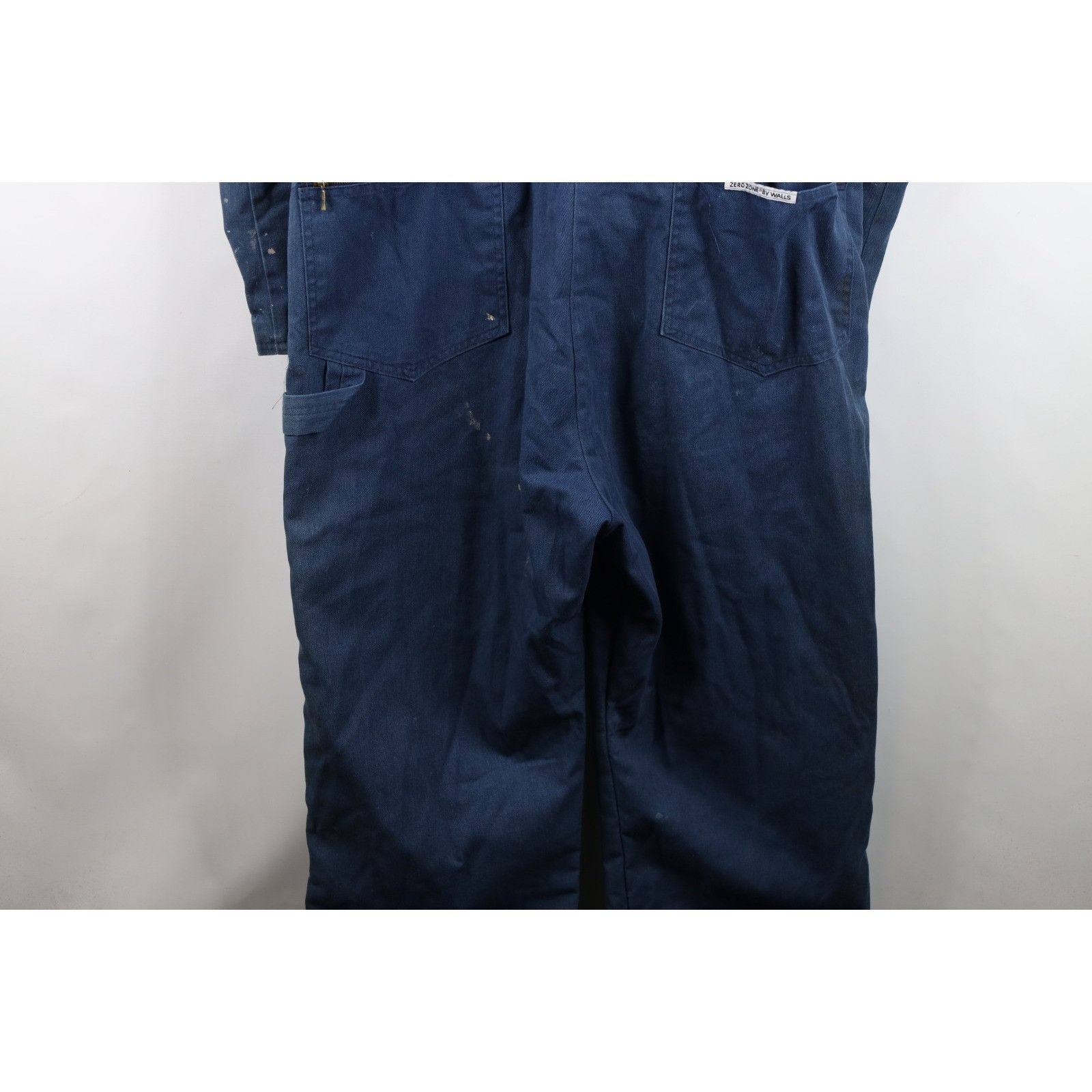 Walls Vintage 80s 90s Walls Quilted Coveralls Bibs 3XL Size US XXL / EU 58 / 5 - 23 Thumbnail