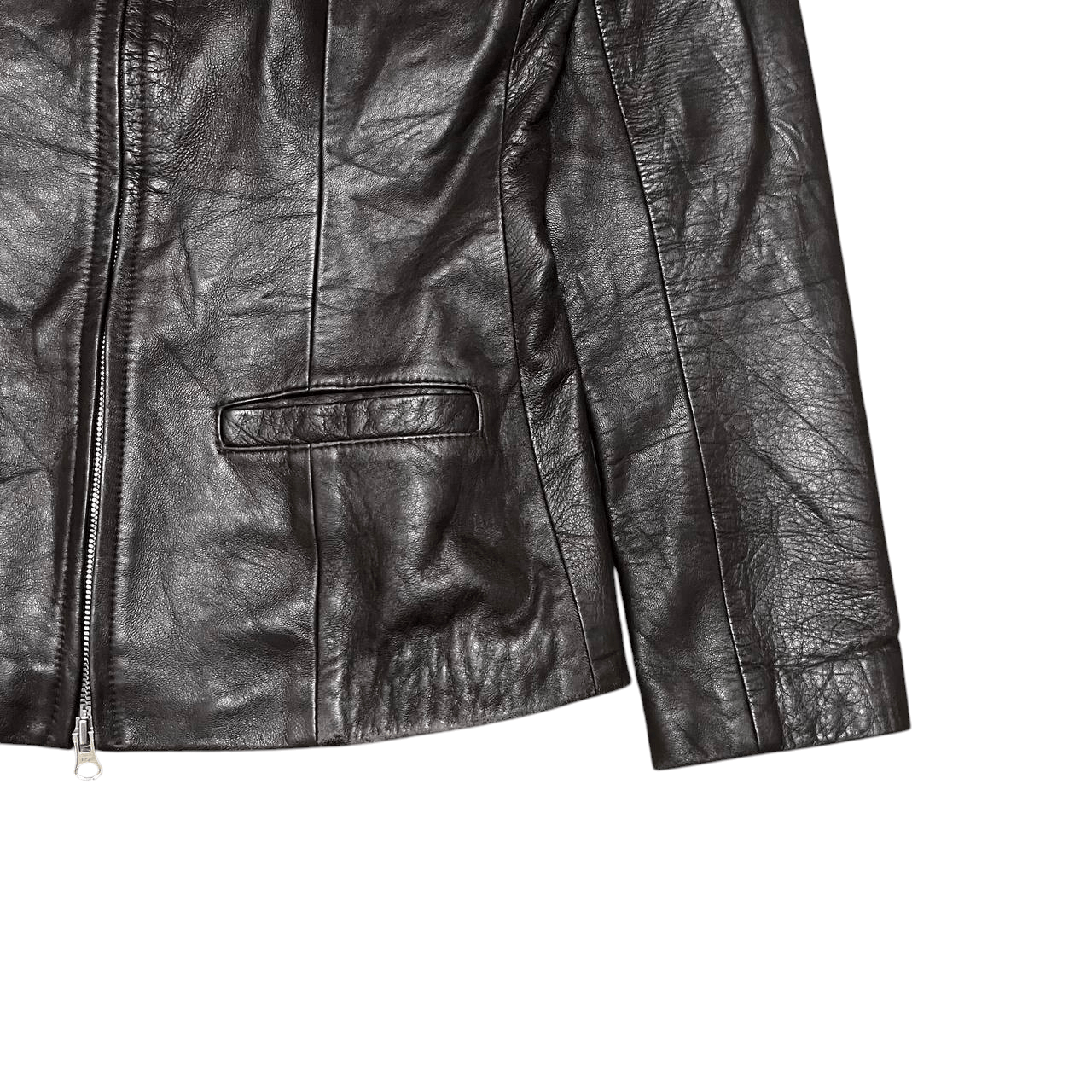 Hugo Boss Vintage Hugo Boss Leather Jacket Black Size US S / EU 44-46 / 1 - 4 Thumbnail