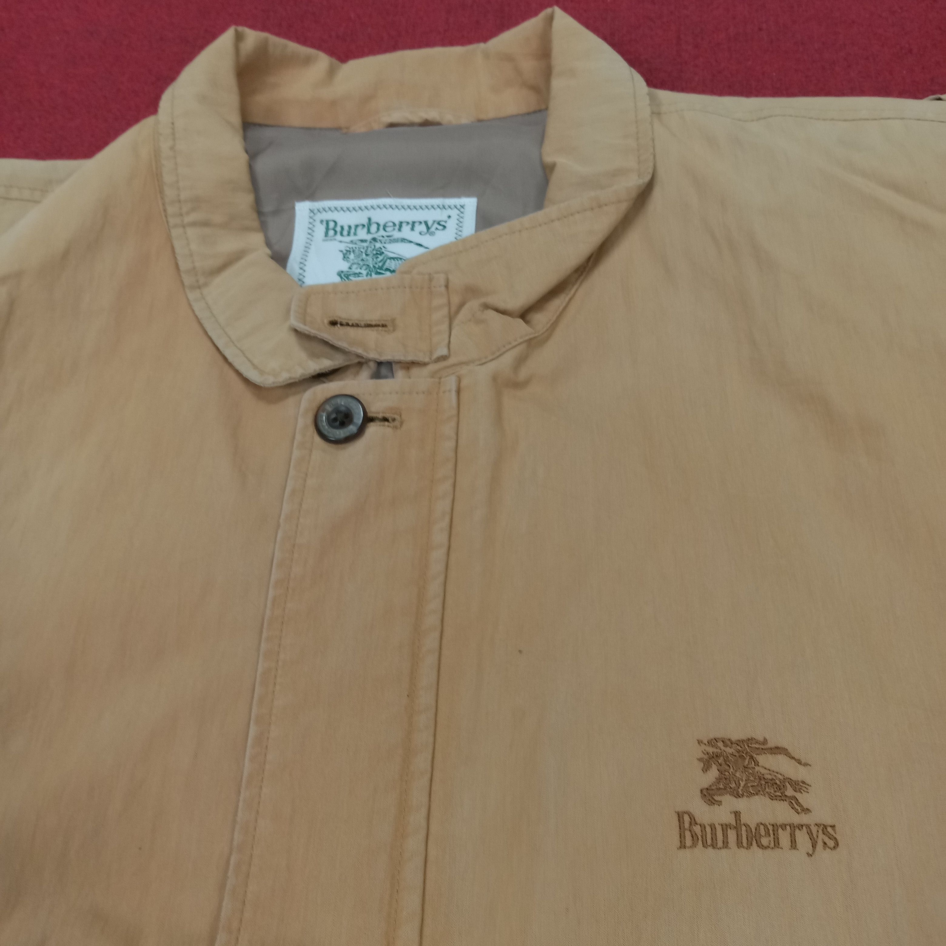 Burberry × Vintage Burberrys Luxury Brand Small Logo Design Jacket Size US L / EU 52-54 / 3 - 5 Thumbnail