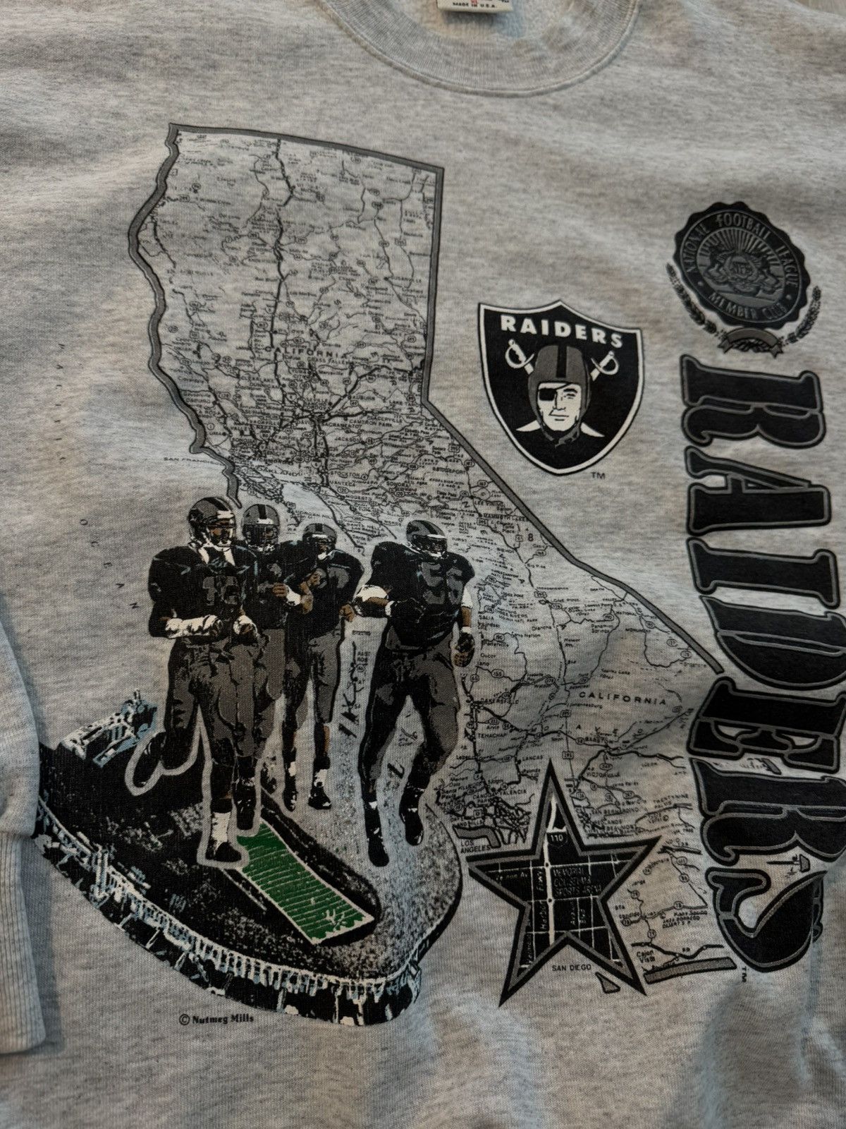 NFL × Vintage Vintage Oakland Raiders Gear Size US XL / EU 56 / 4 - 3 Thumbnail