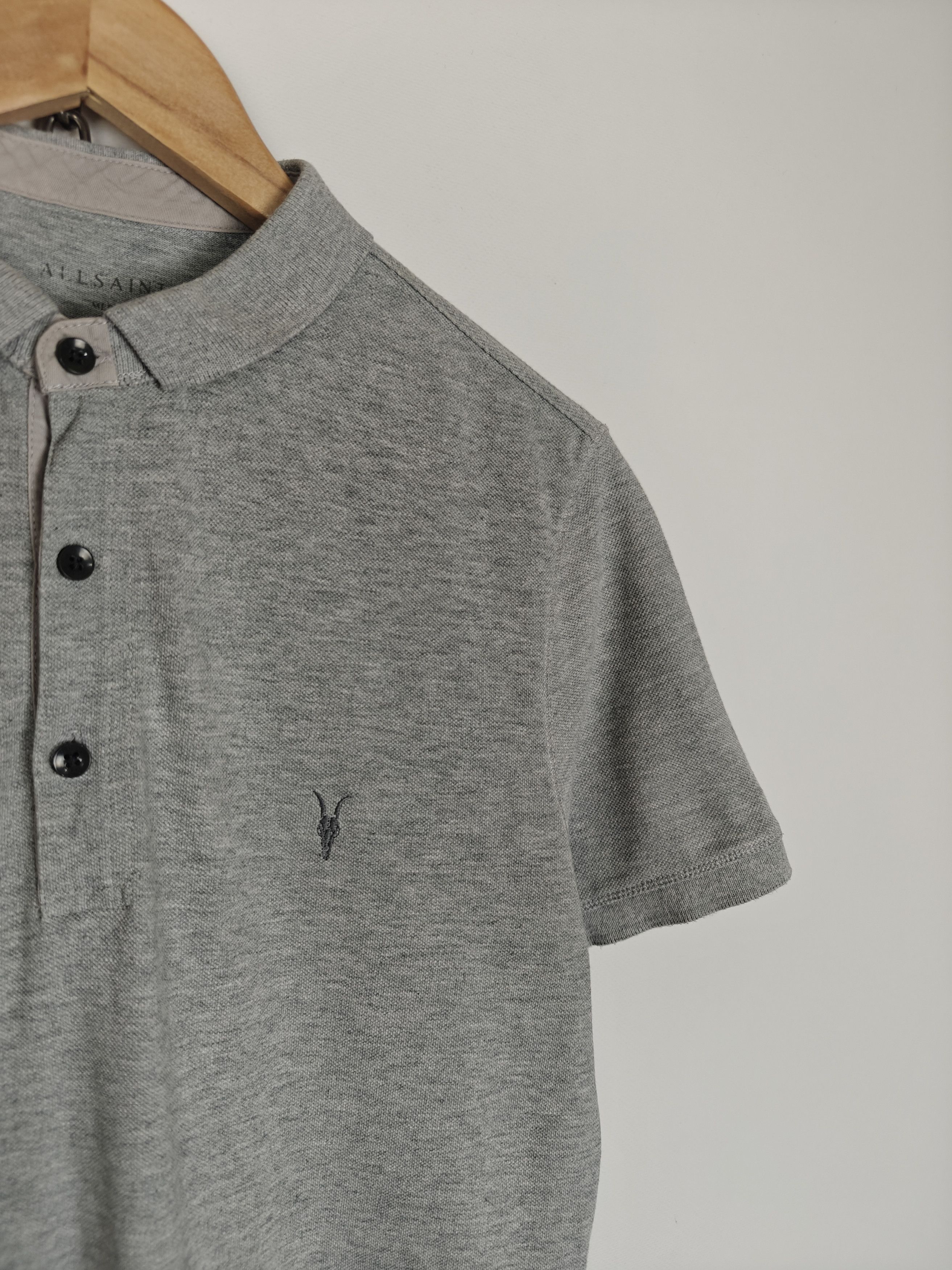 Allsaints Allsaints Polo T-Shirt Reform Gray Small Logo size M Size US M / EU 48-50 / 2 - 4 Thumbnail
