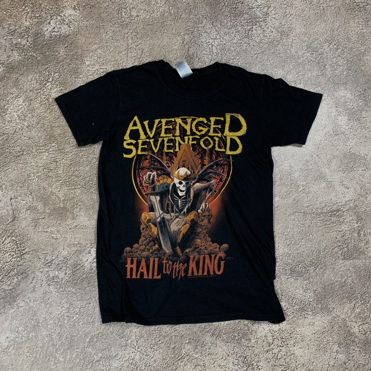 Vintage Vintage 90s Avenged Sevenfold Band Tee Graphic Grunge Slim S Size US S / EU 44-46 / 1 - 1 Thumbnail