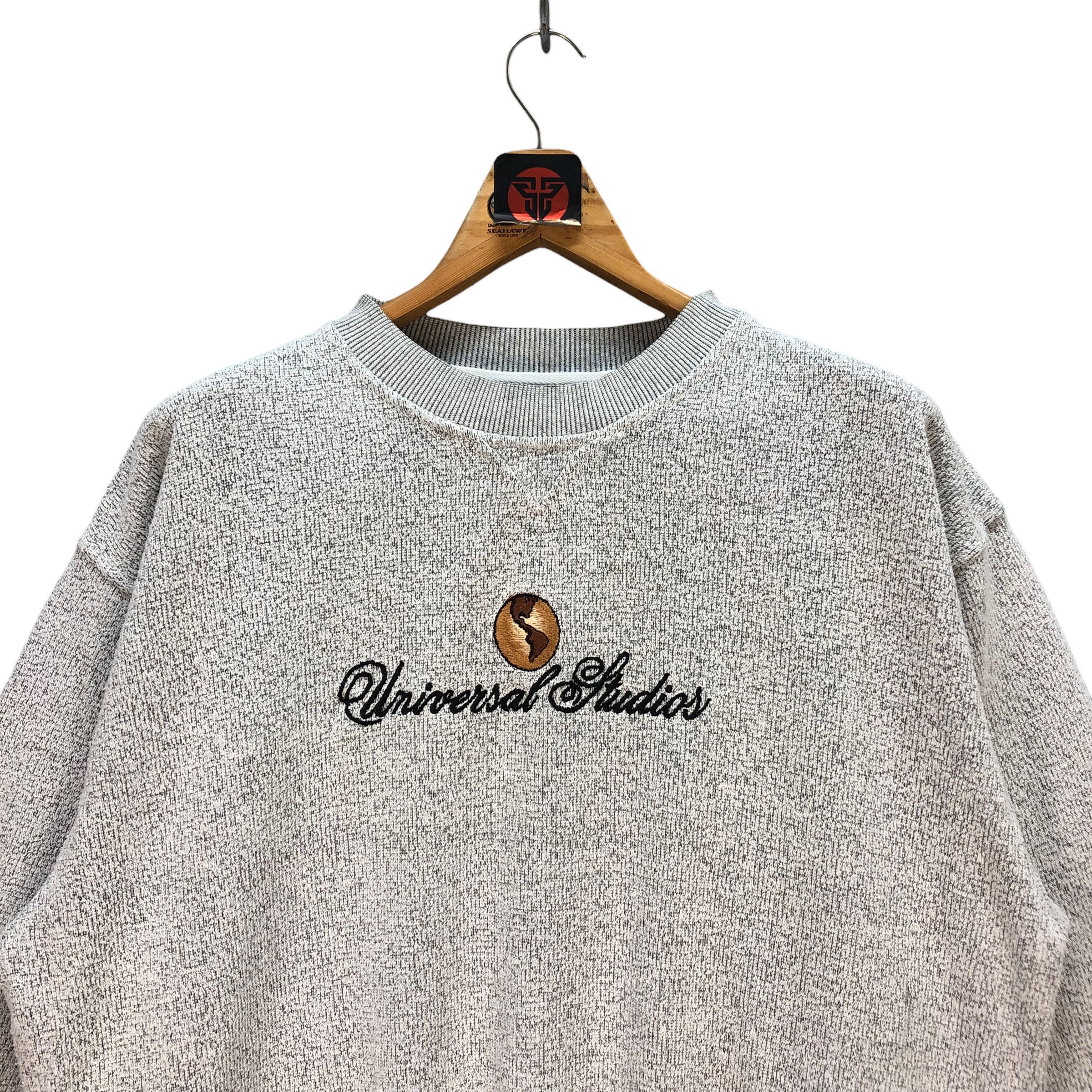 Universal Studios UNIVERSAL STUDIOS EMBROIDERY BIG LOGO SWEATSHIRTS #7308-128 Size US L / EU 52-54 / 3 - 2 Thumbnail