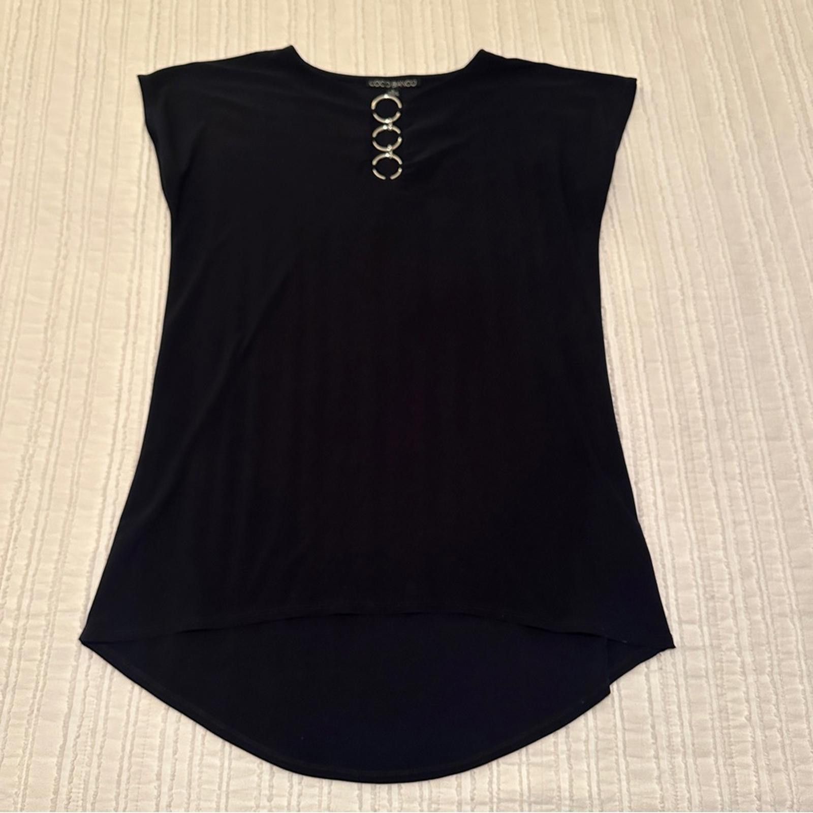 Other Vintage Coco Bianco Small Top Black Top Slinky Y2K Size S / US 4 / IT 40 - 2 Thumbnail