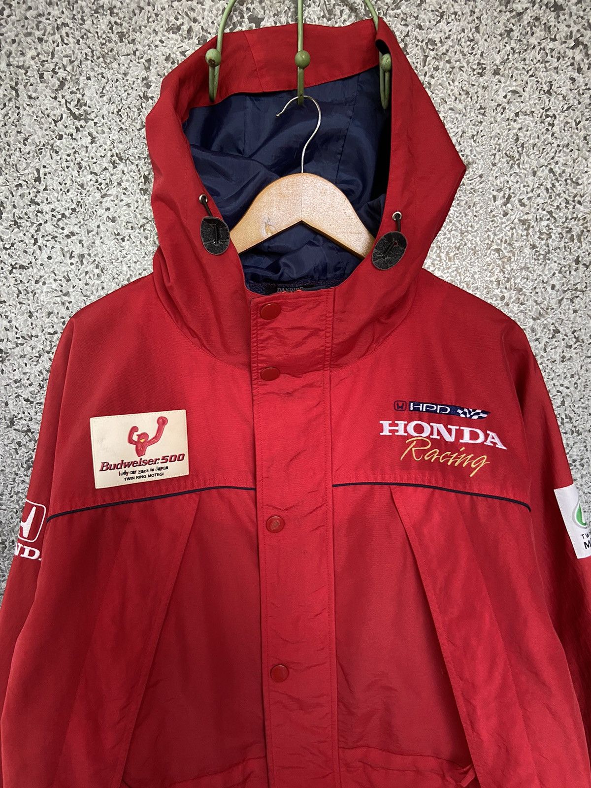Honda 🔥 Vintage Honda Racing jacket windbreaker Racing Size US L / EU 52-54 / 3 - 3 Thumbnail
