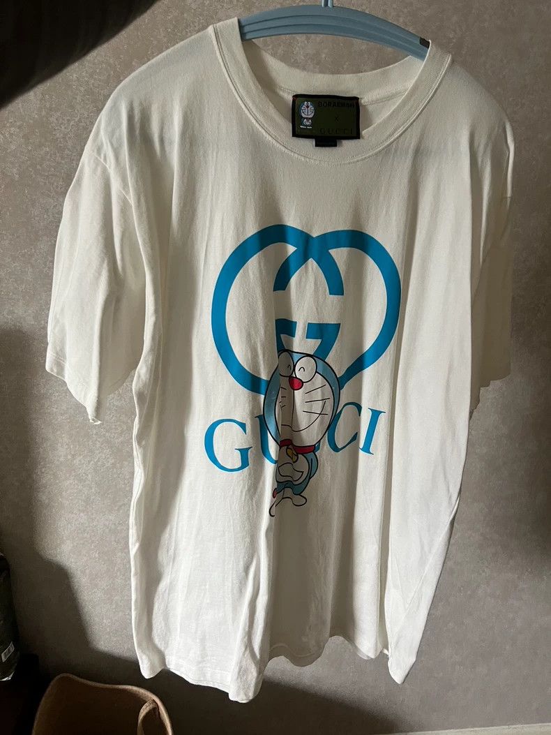 Gucci Doraemon Short Sleeve T-Shirt M Size dmc