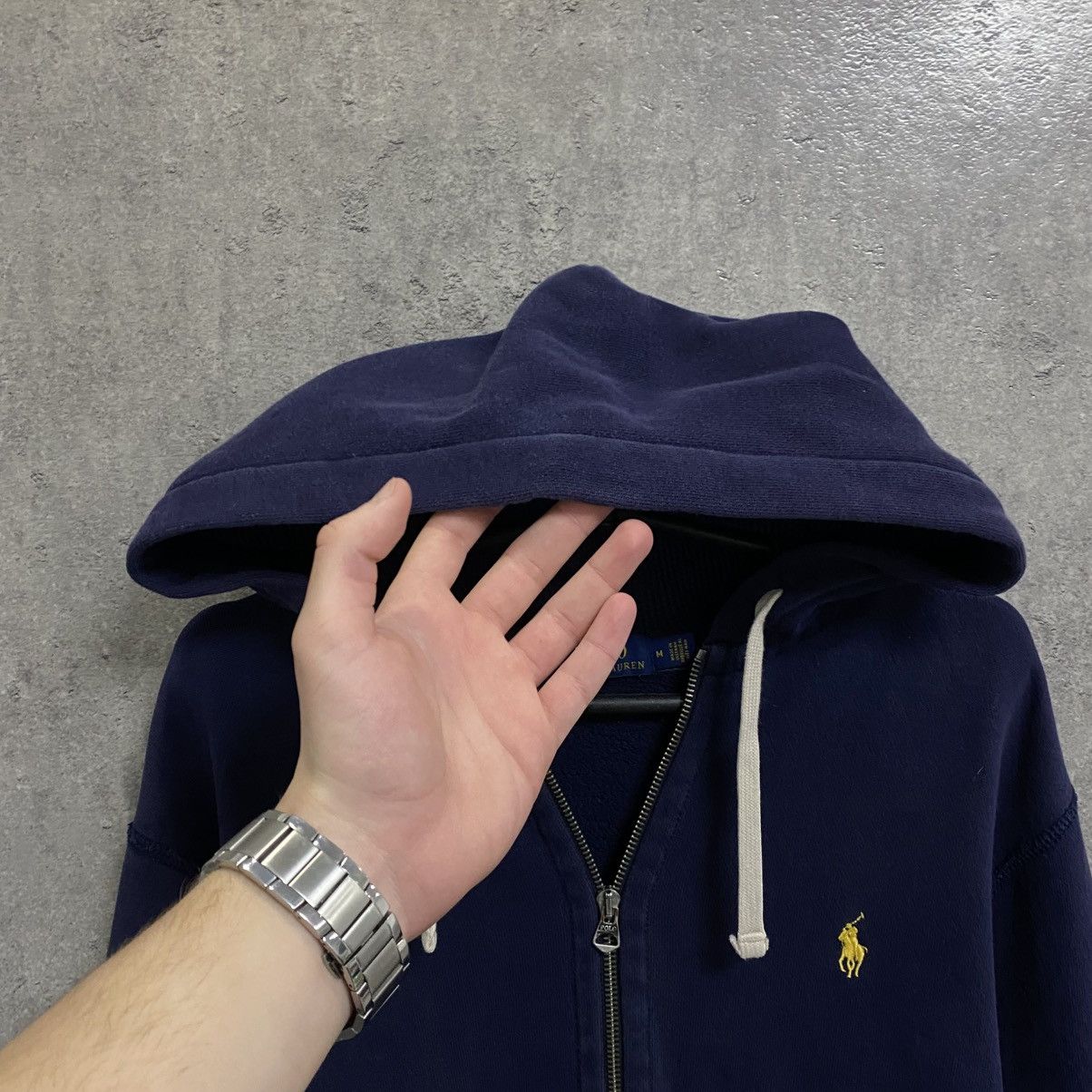 Polo Ralph Lauren Vintage Polo Ralph Lauren Zip Hoodie Blue Size US M / EU 48-50 / 2 - 4 Thumbnail